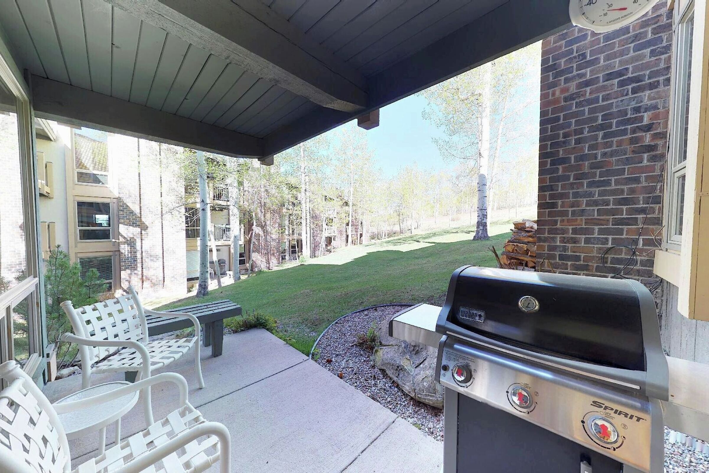 Patio with BBQ