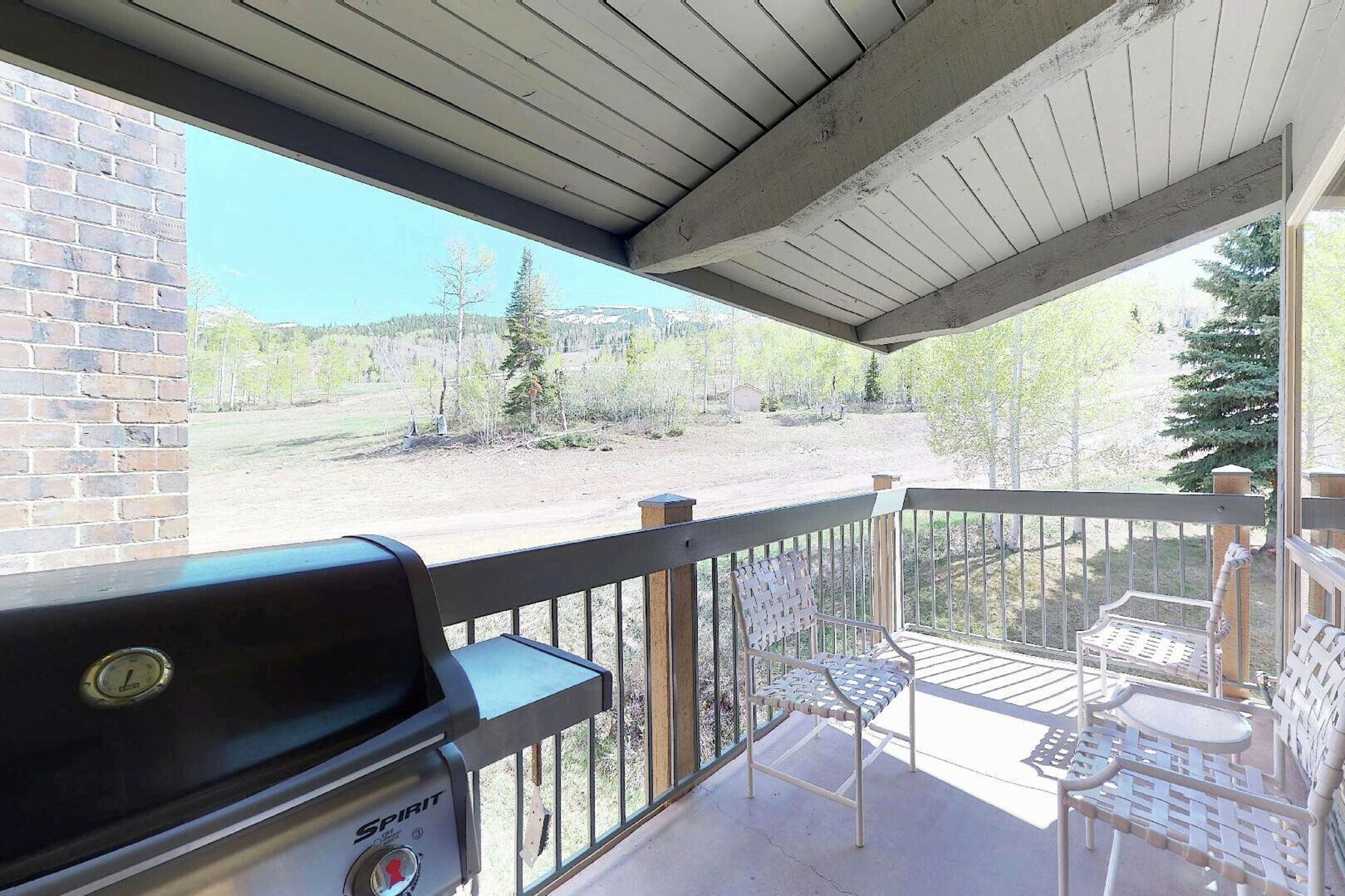 Balcony with BBQ
