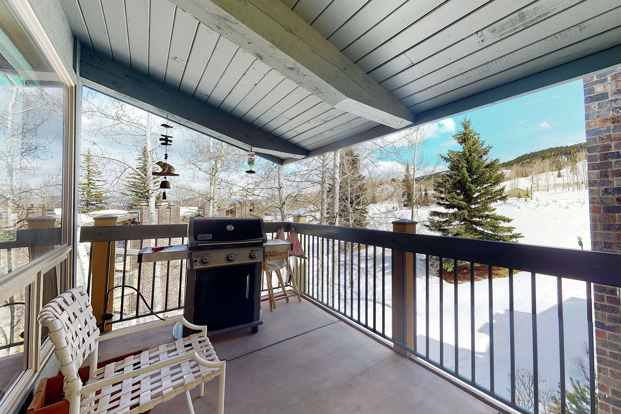 Balcony with BBQ