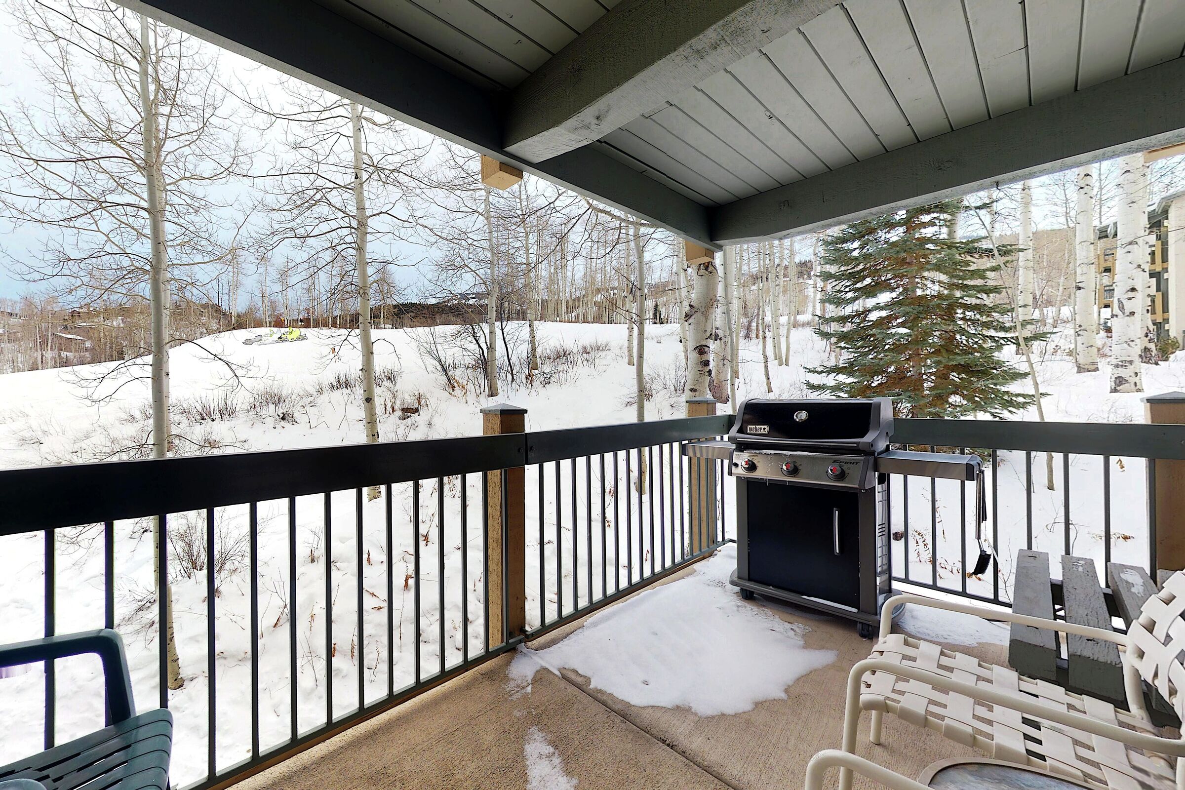 Balcony with BBQ