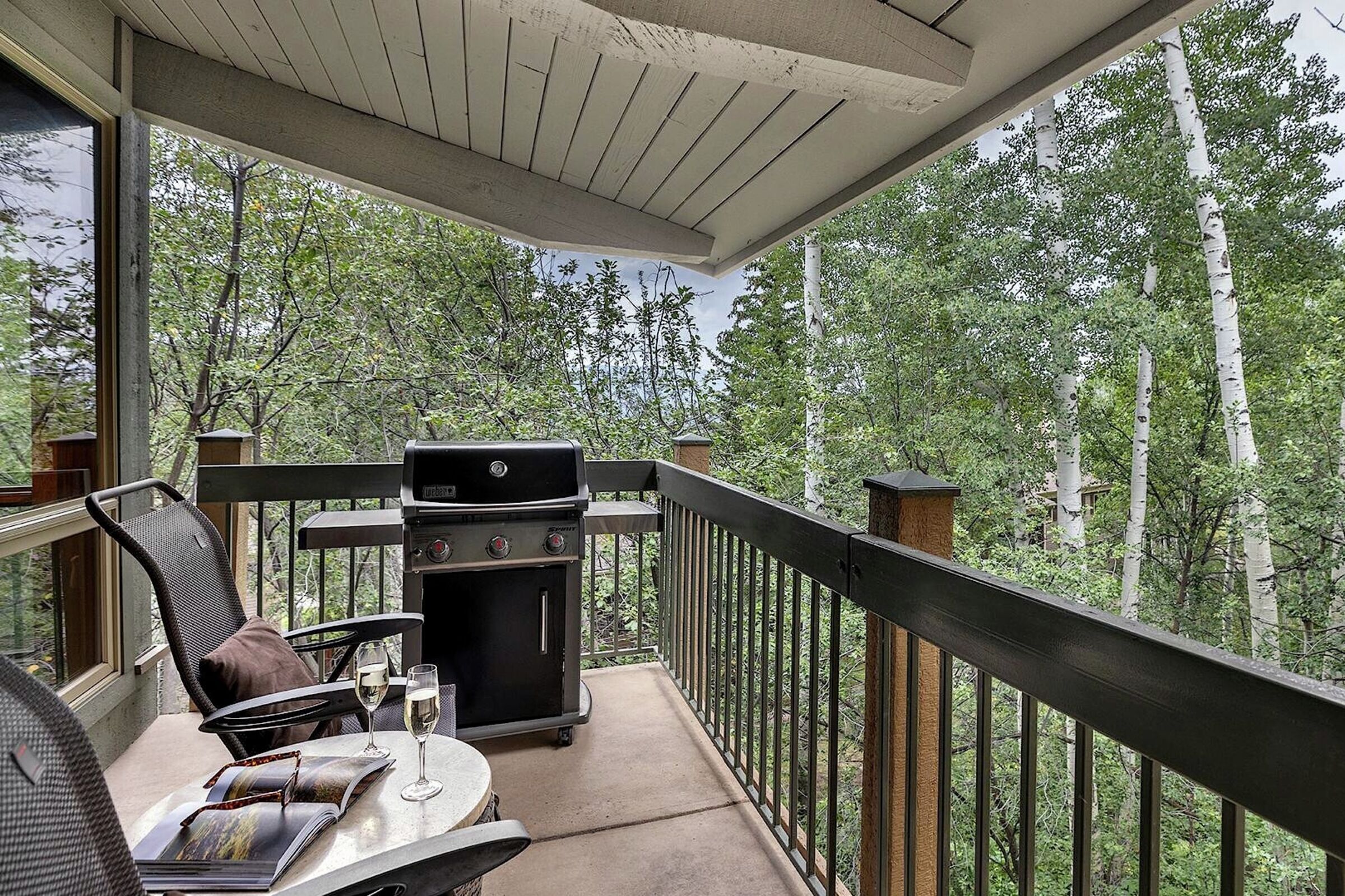 Balcony with BBQ