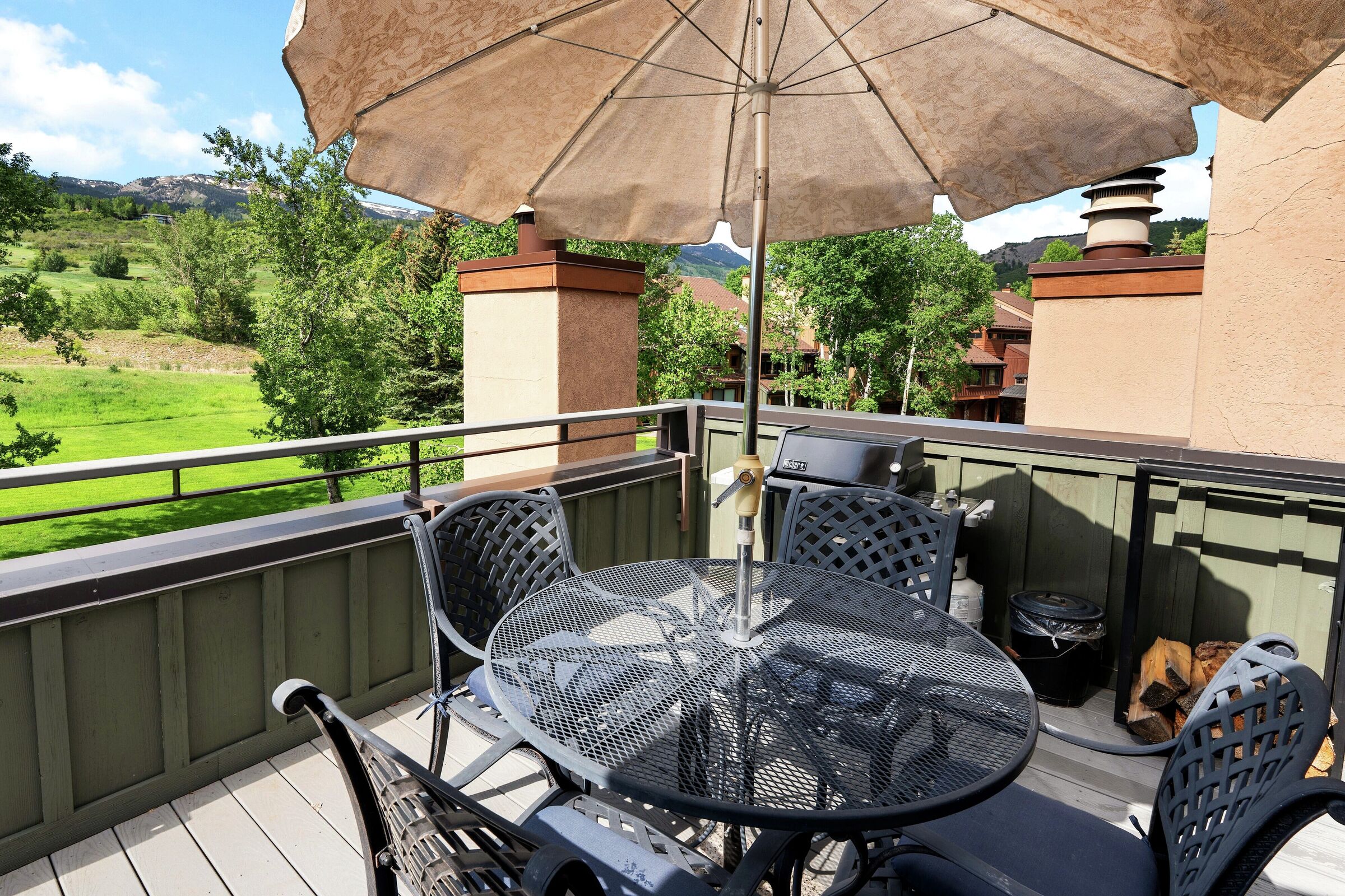 Balcony with BBQ