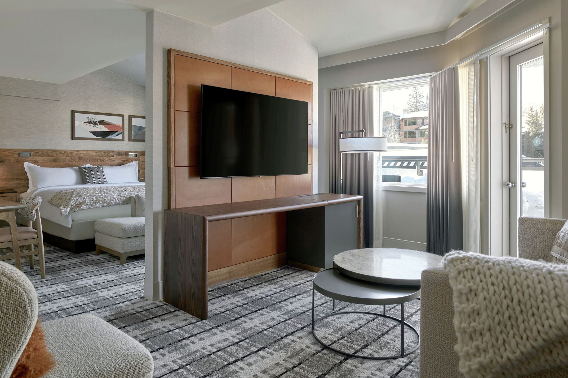 Living Area & Bedroom