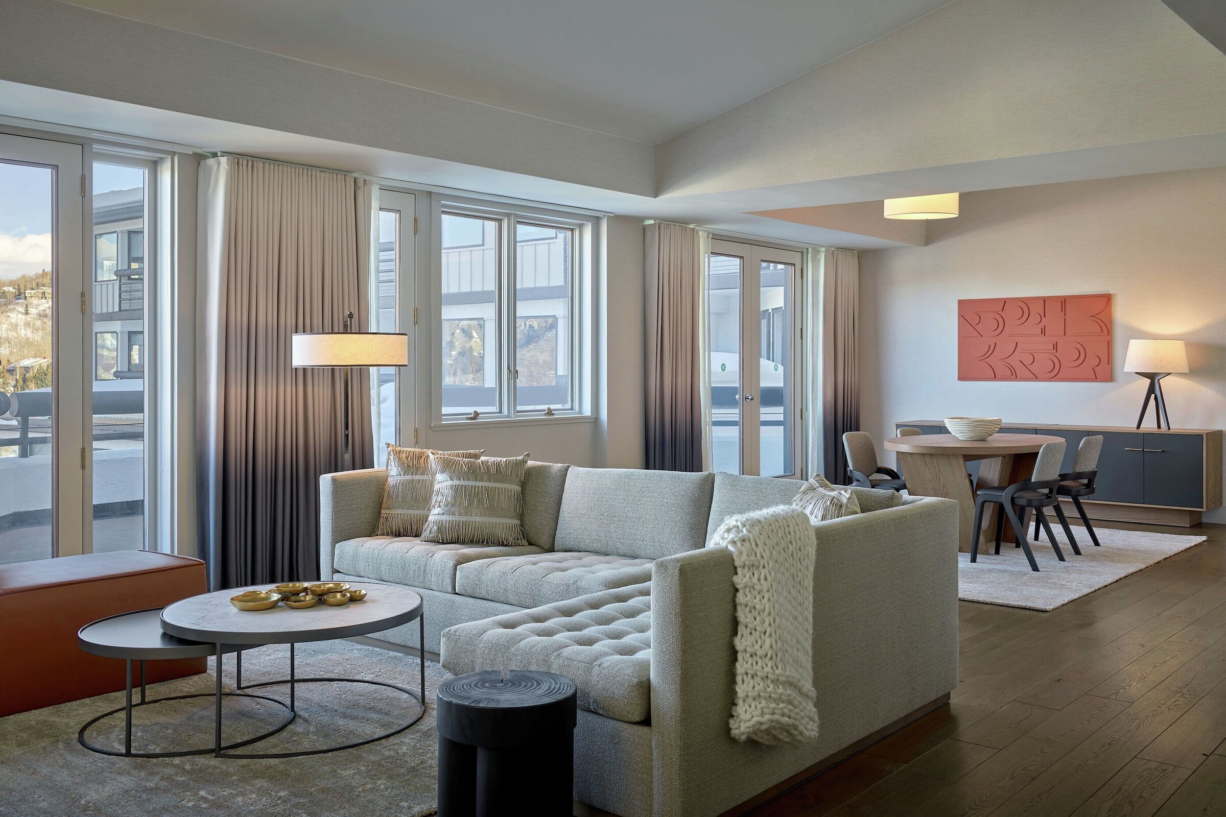 Living Area & Dining Area