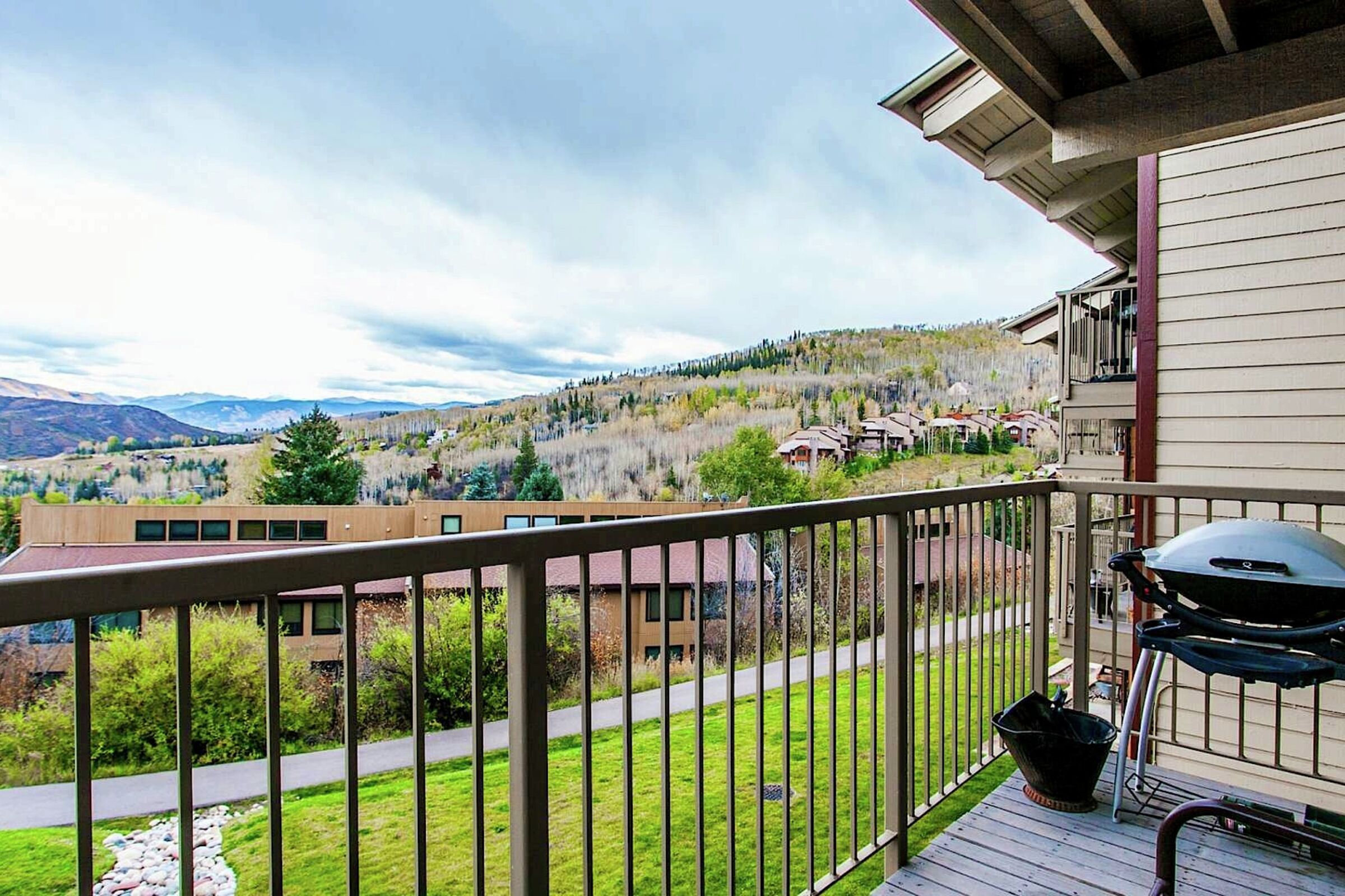 Balcony with BBQ