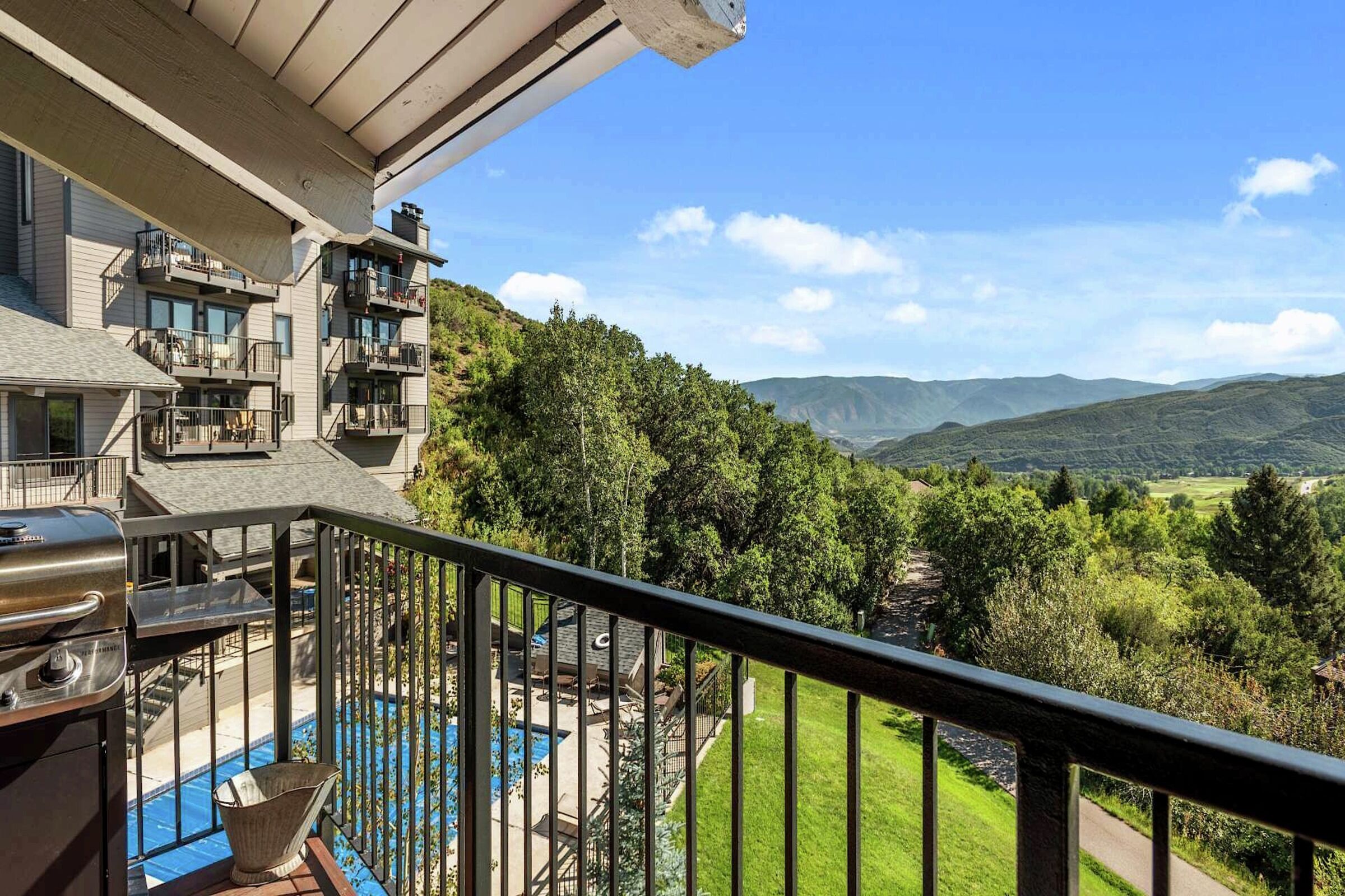 Balcony with BBQ