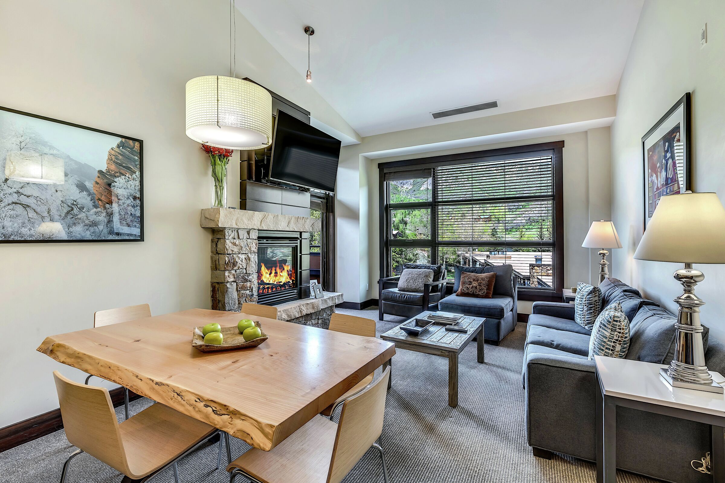 Living Room & Dining Room