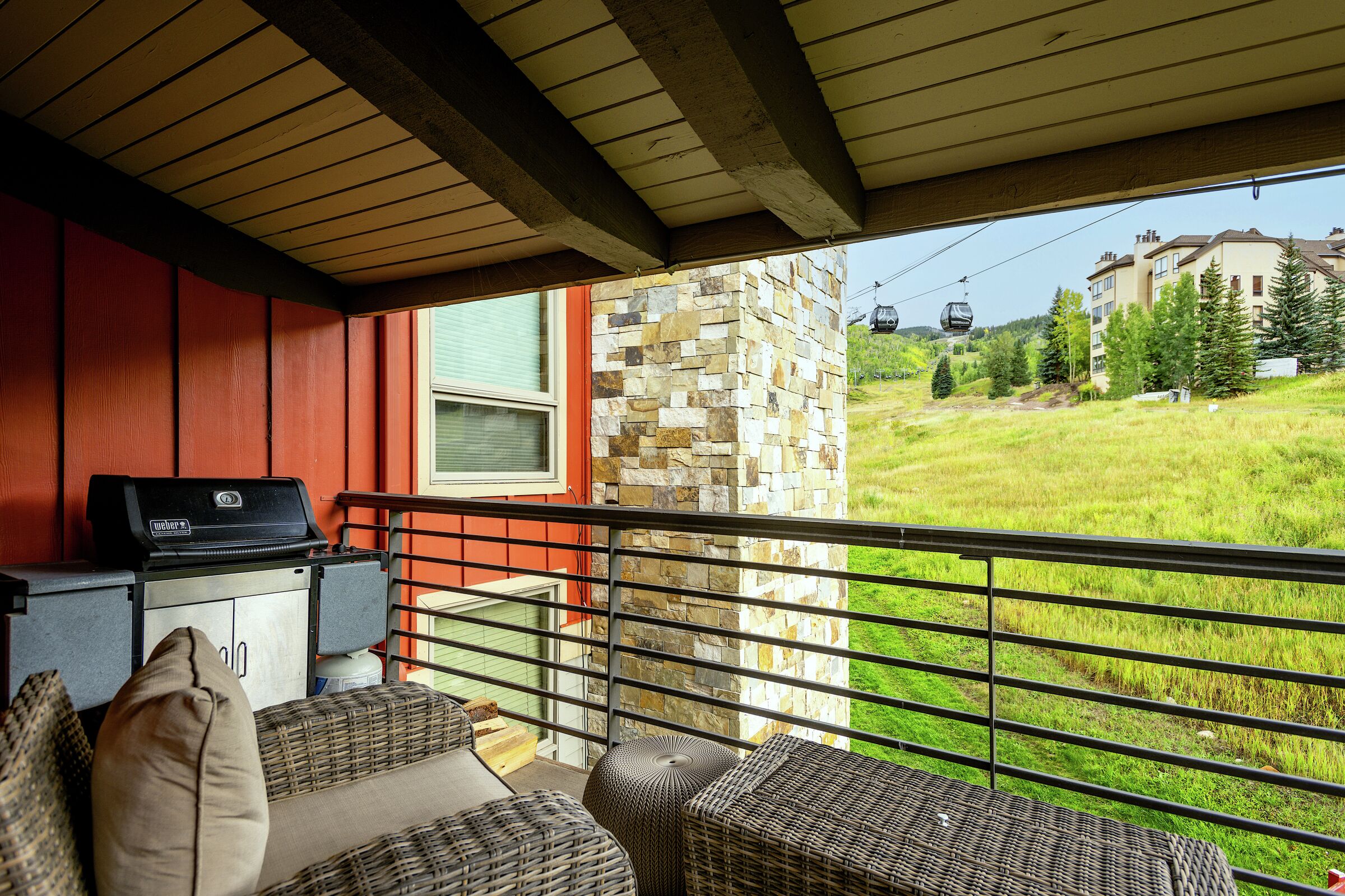 Balcony with BBQ