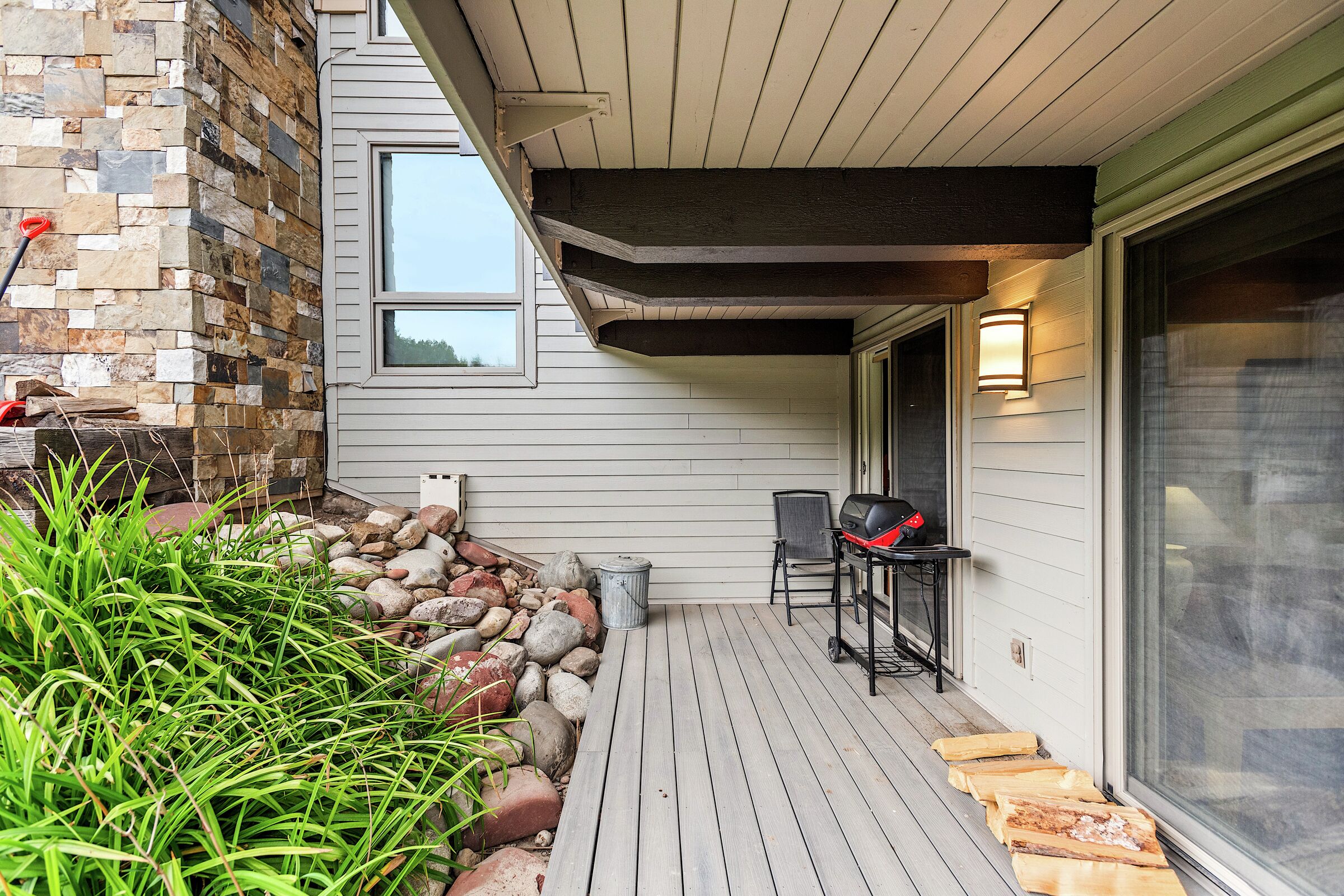 Patio with BBQ