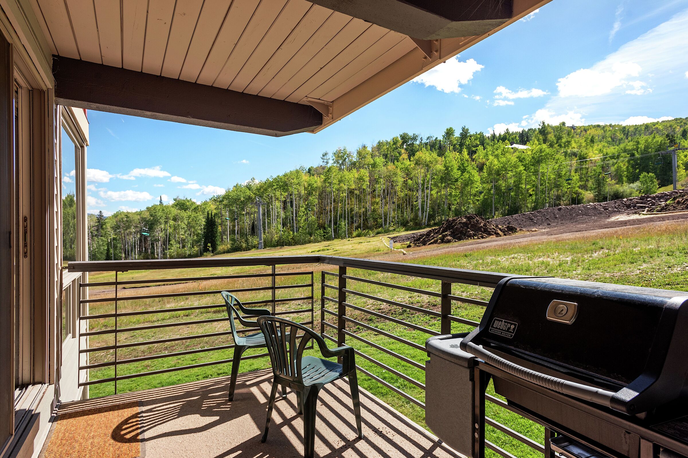 Balcony with BBQ