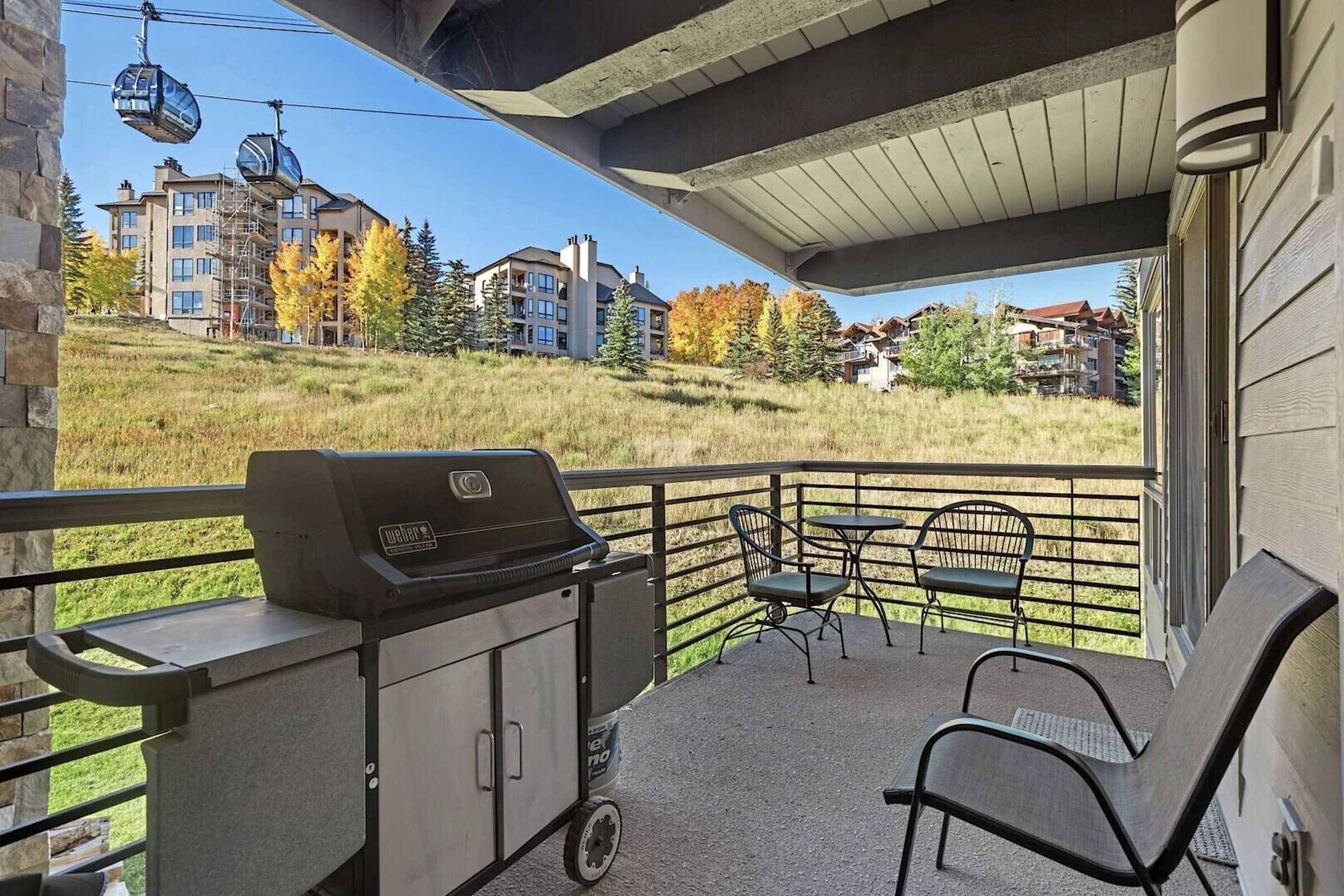 Balcony with BBQ