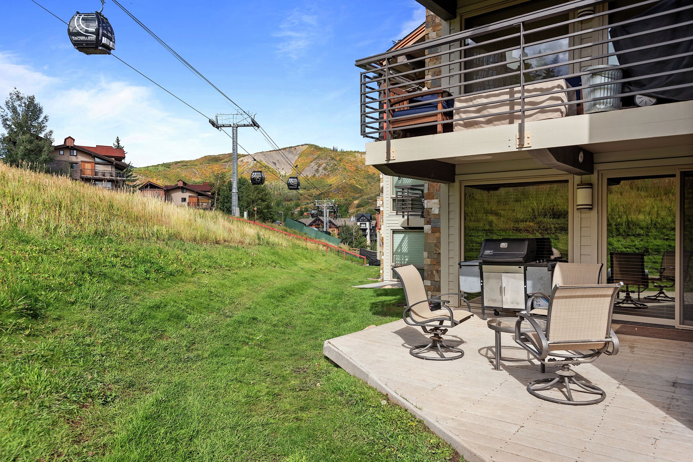 Deck with BBQ