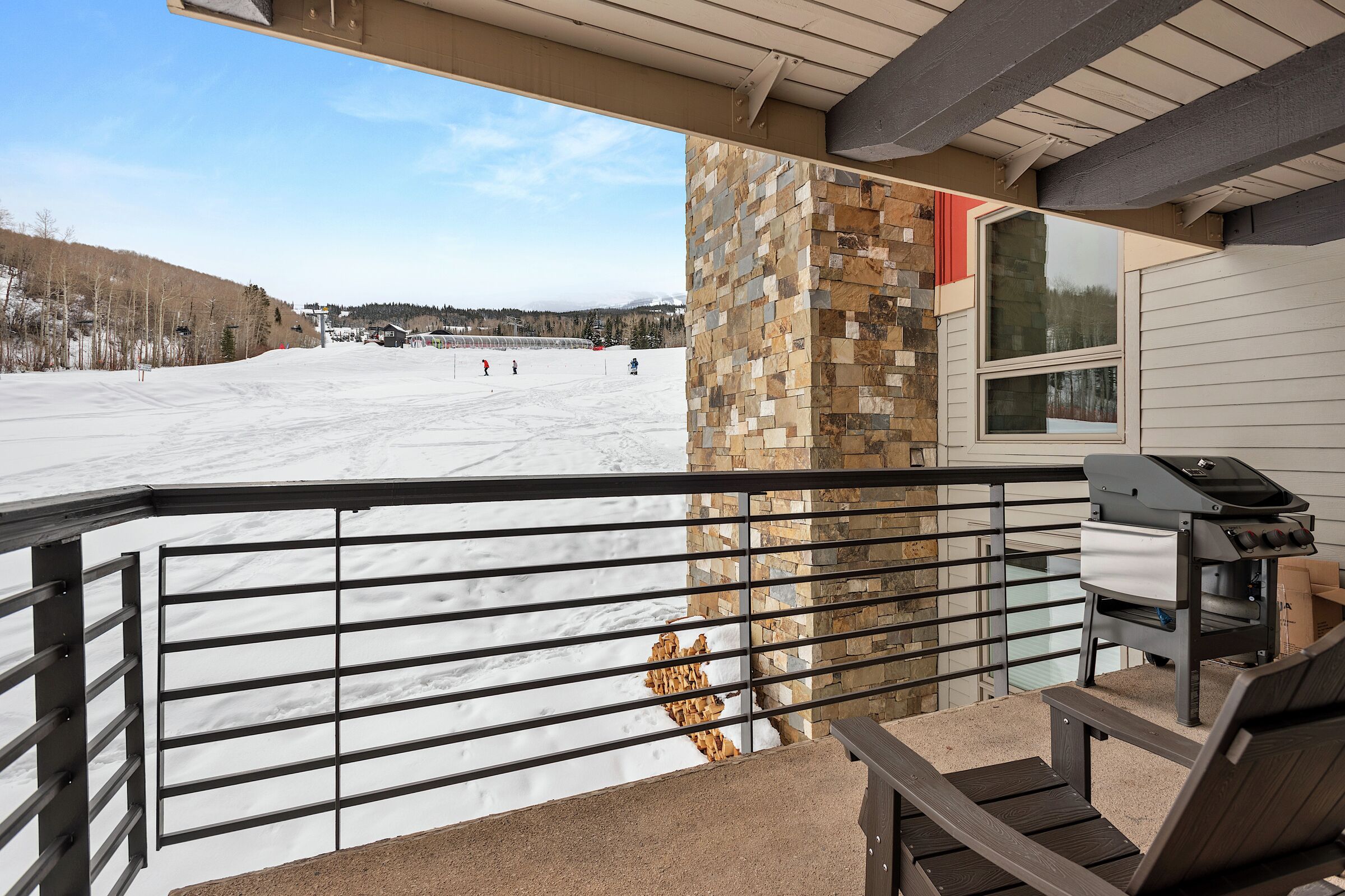 Balcony with BBQ