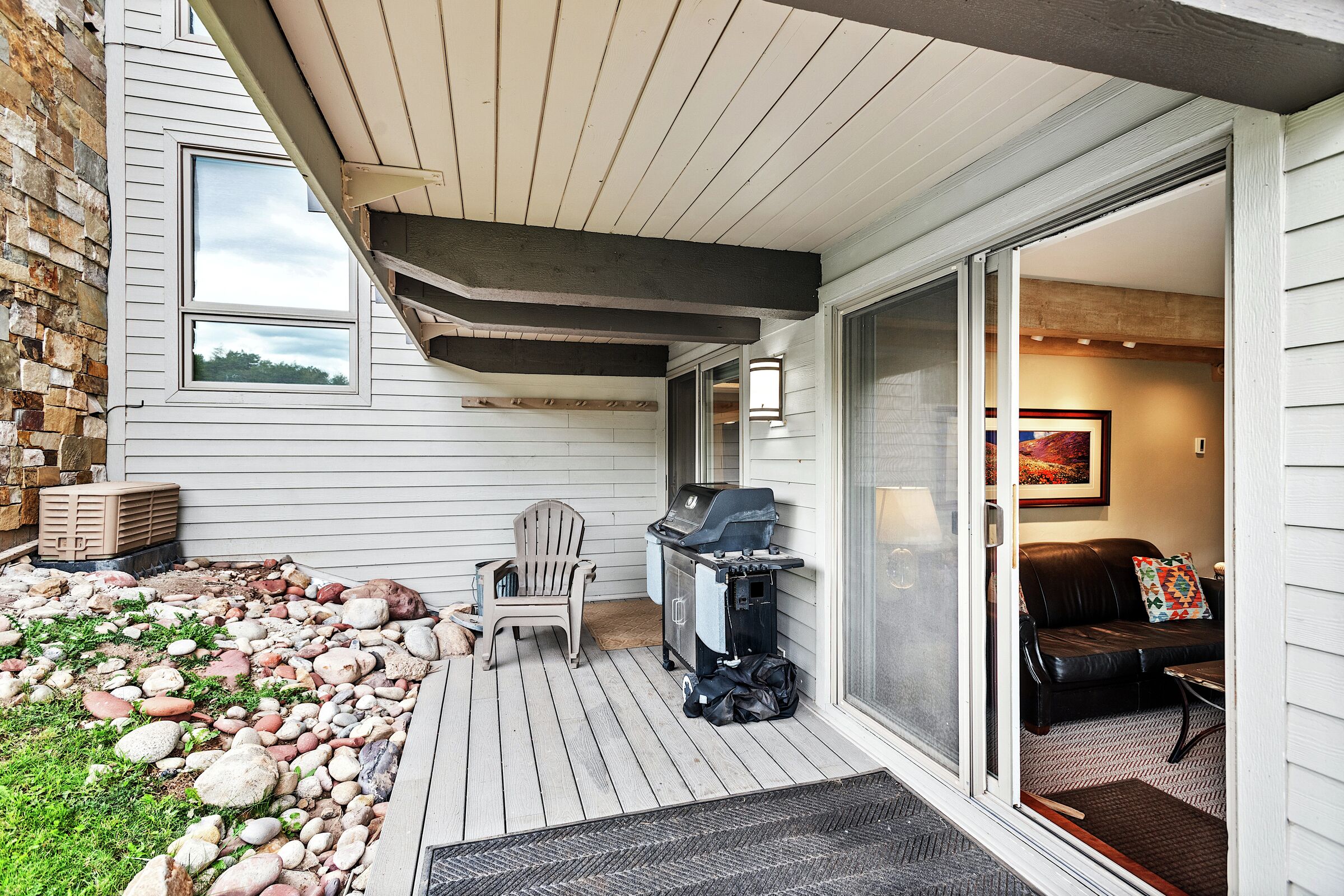 Deck with BBQ