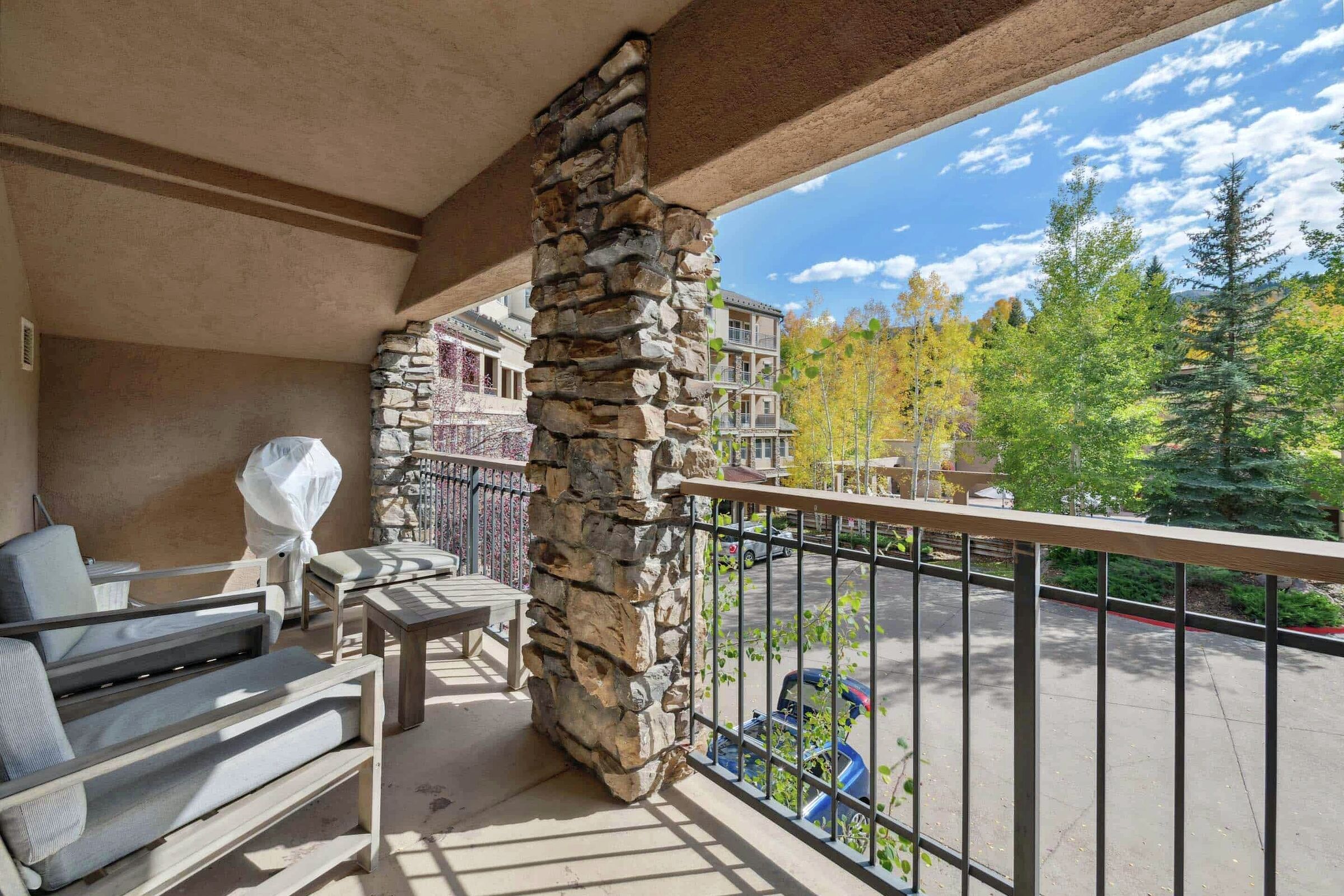 Balcony with BBQ