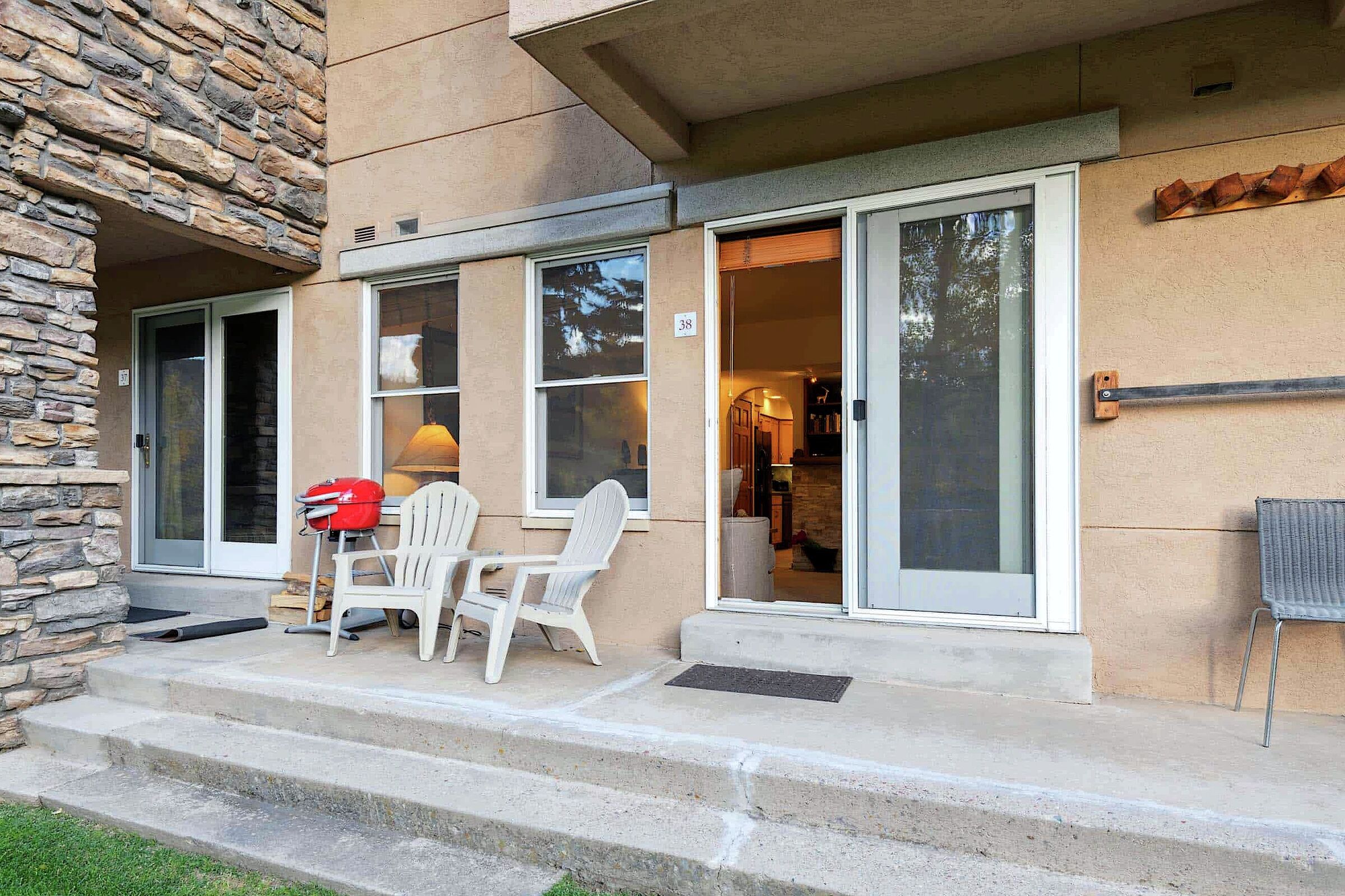 Patio with BBQ
