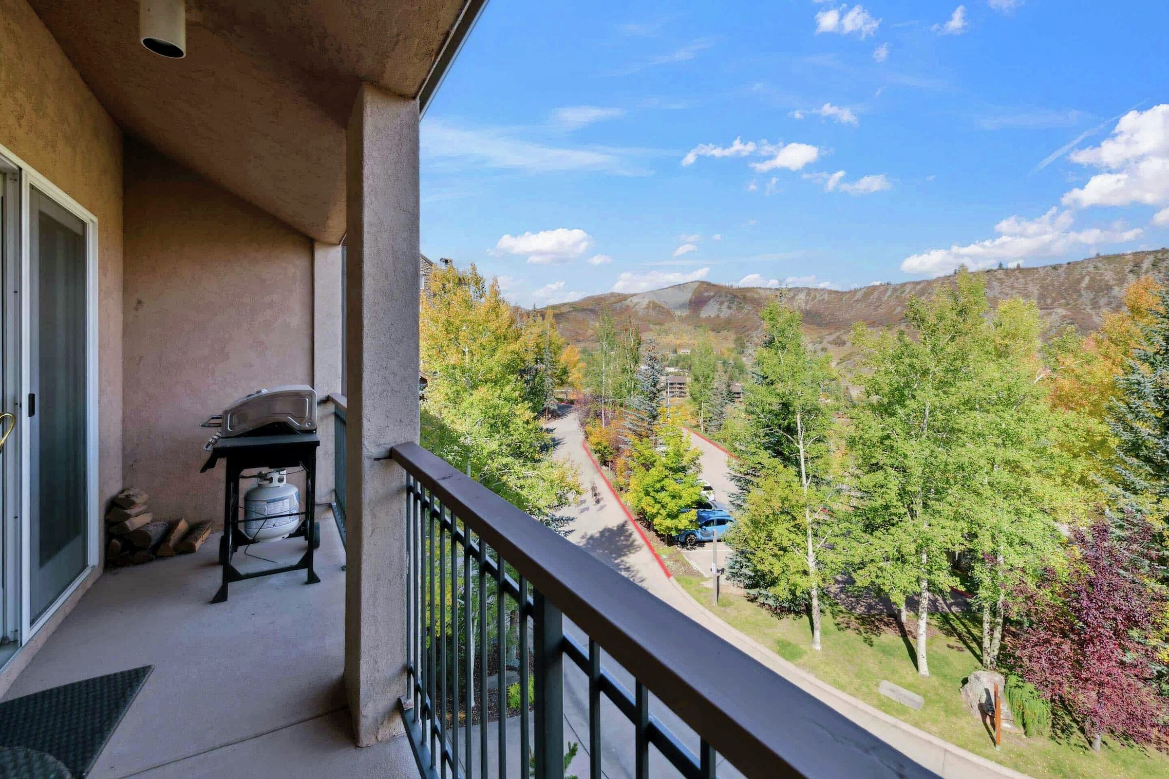 Balcony with BBQ