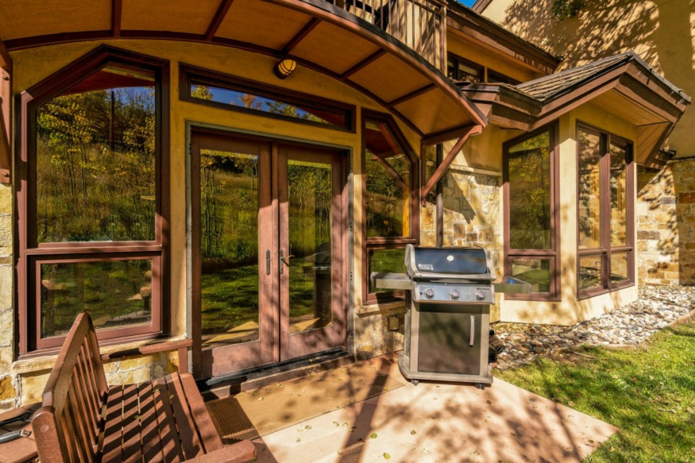 Patio with BBQ
