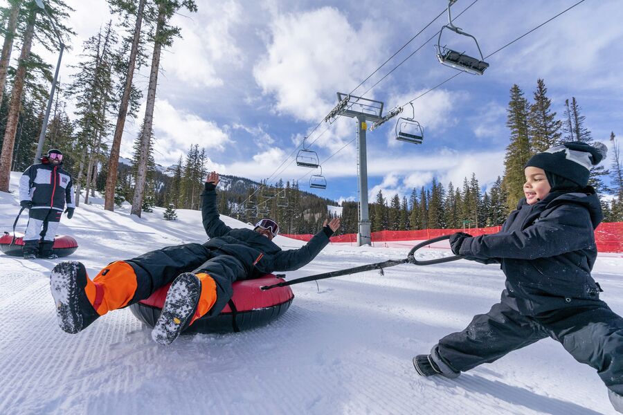 Tubing at Snowmass