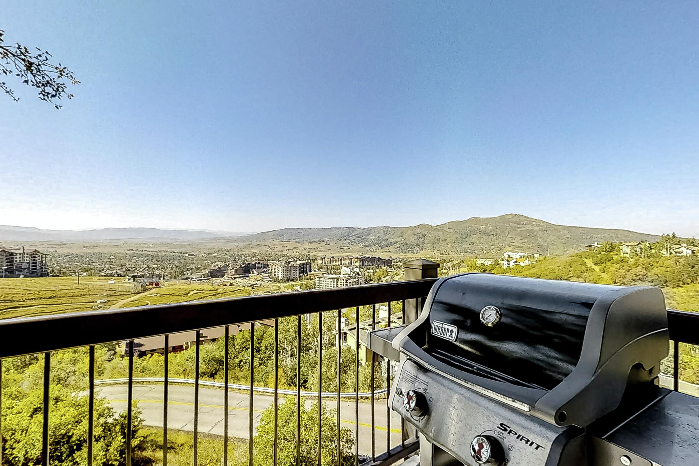 Balcony with BBQ
