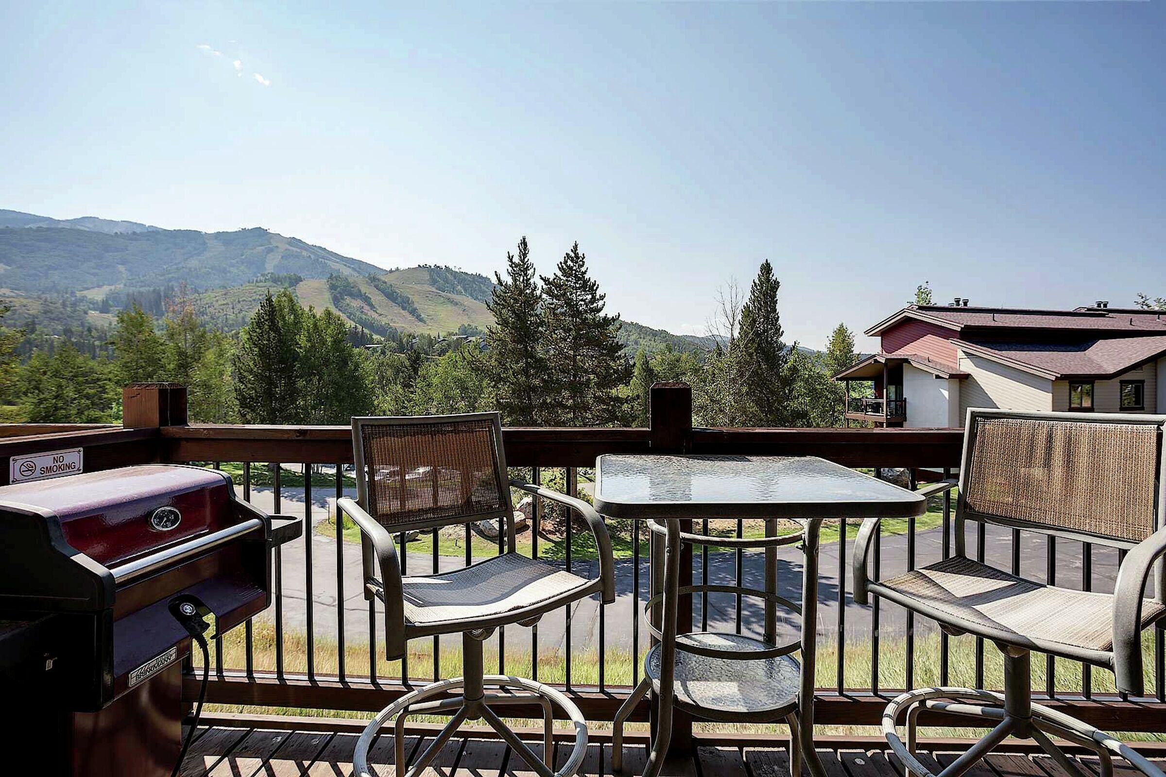 Balcony with BBQ