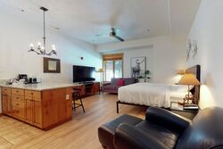 Studio Living Area & Sleeping Area