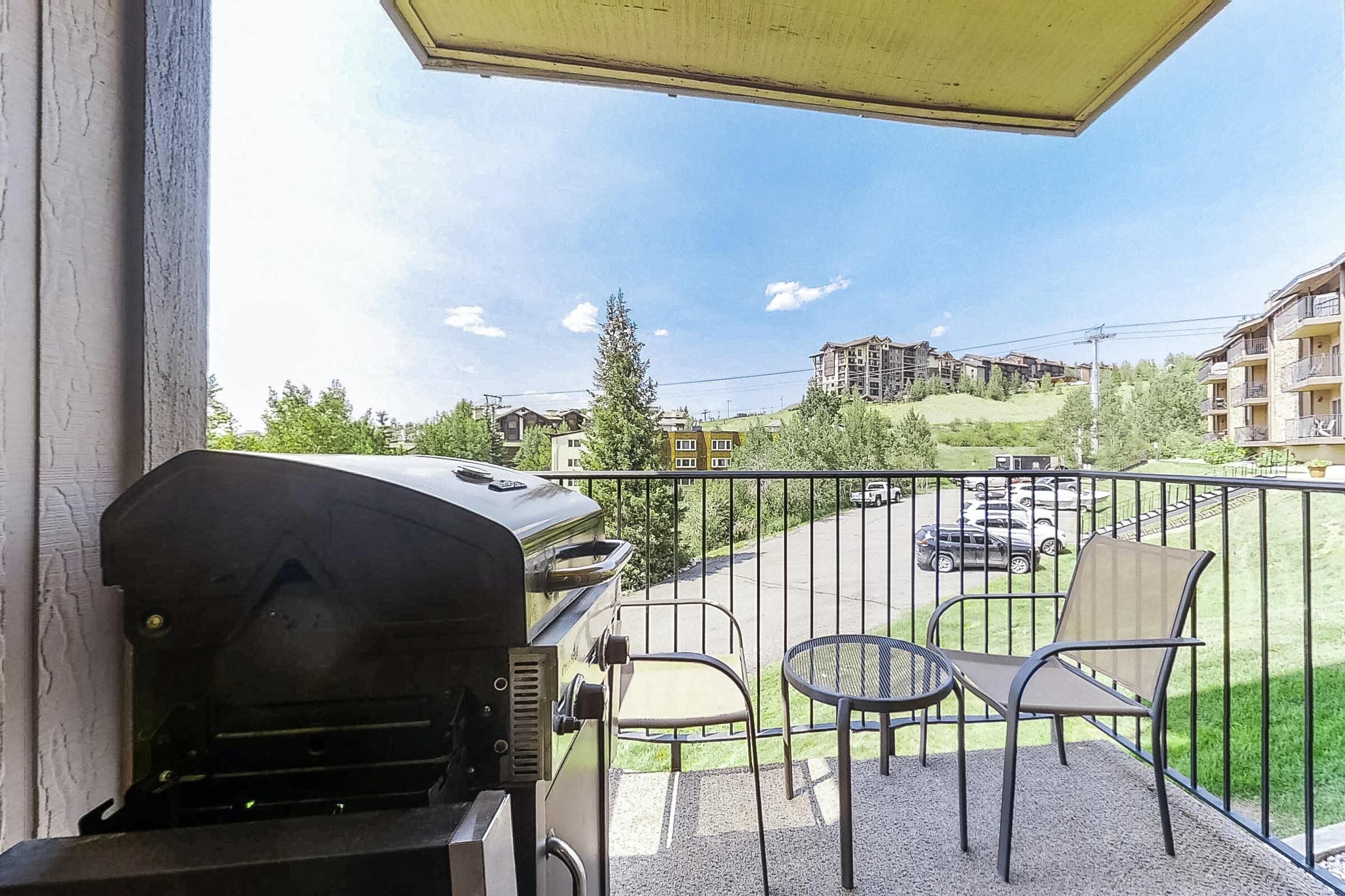 Balcony with BBQ