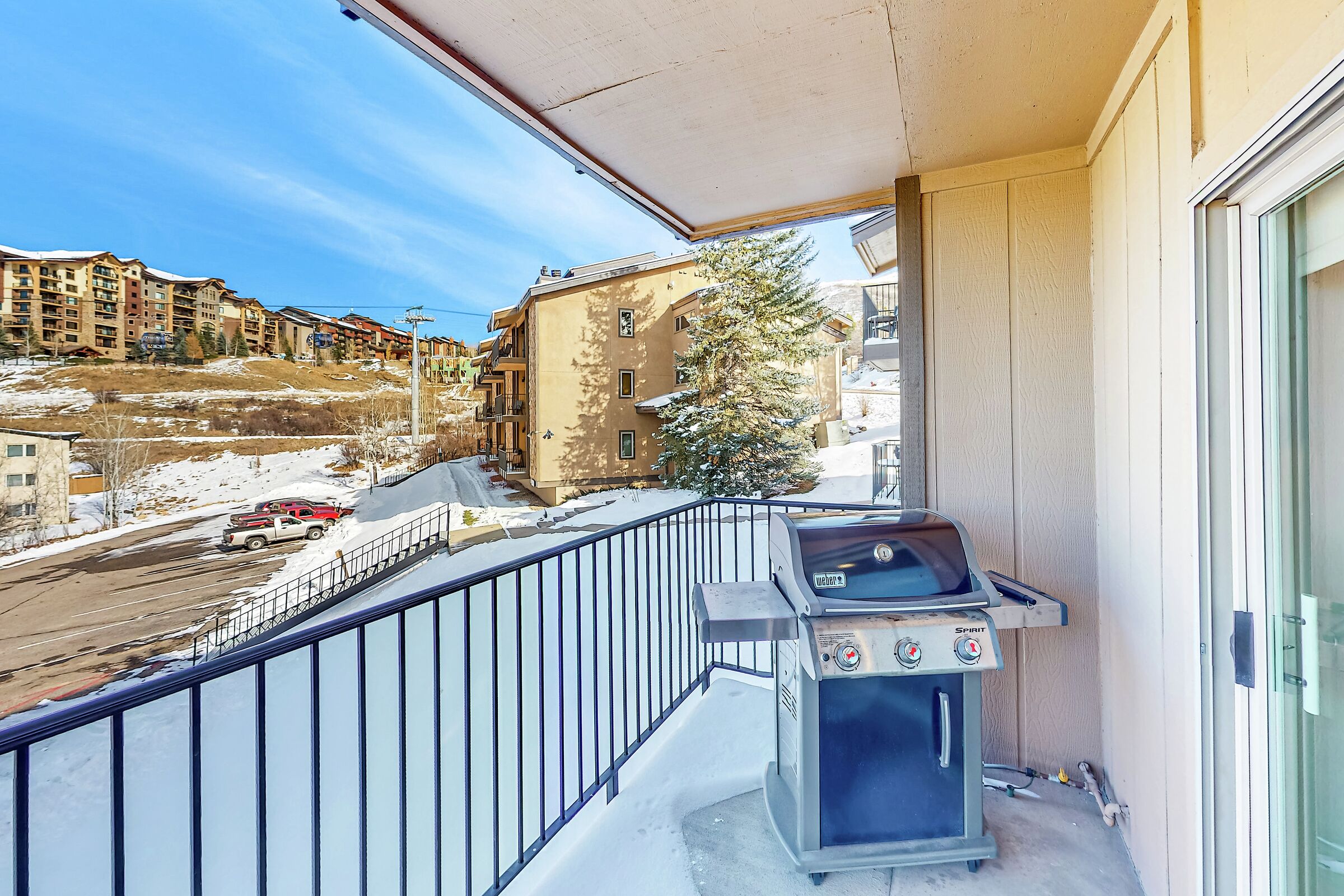 Balcony with BBQ