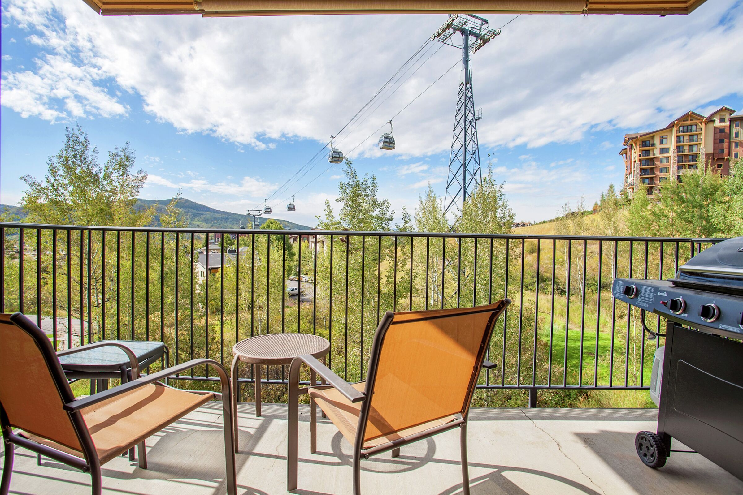 Balcony with BBQ
