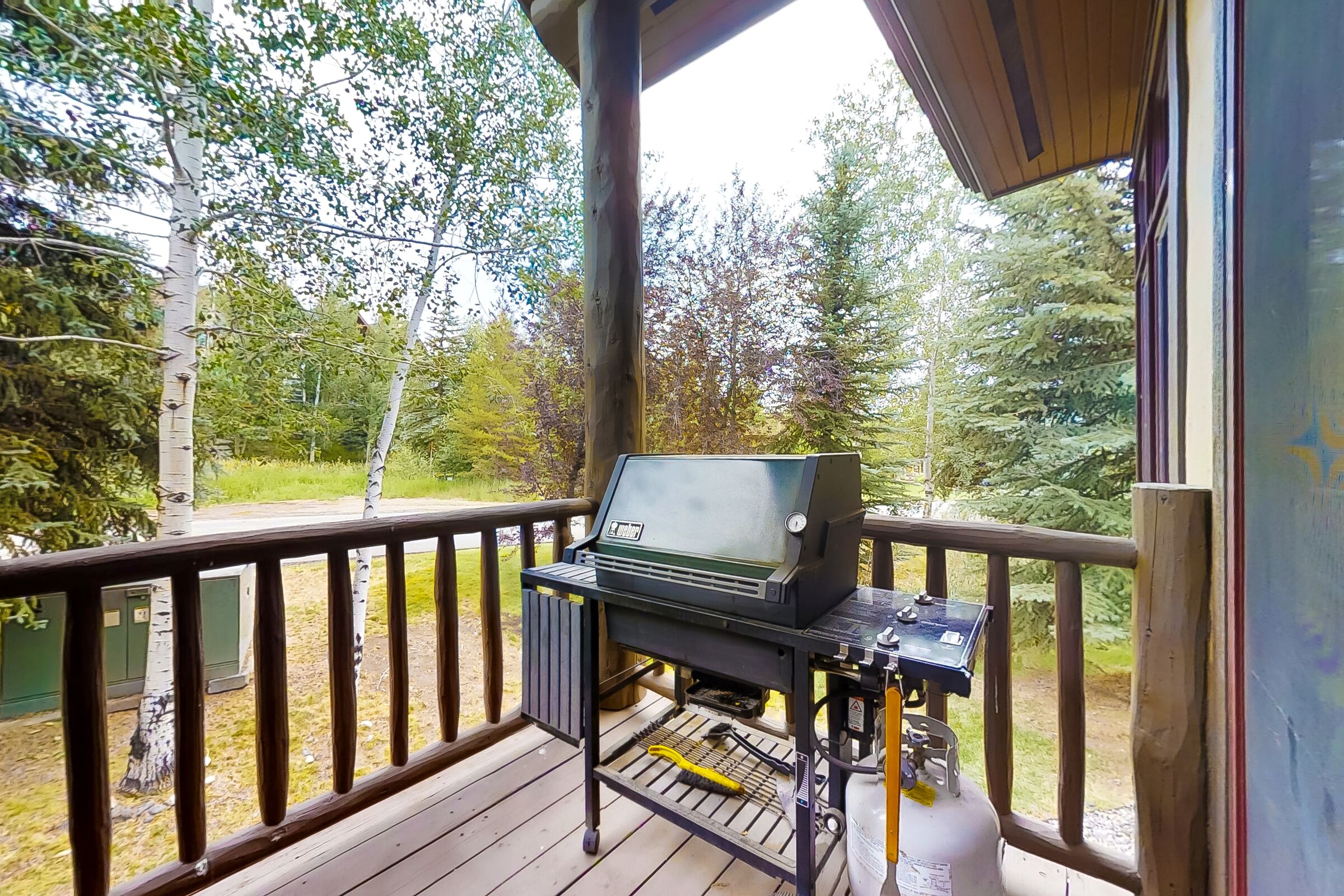 Balcony with BBQ