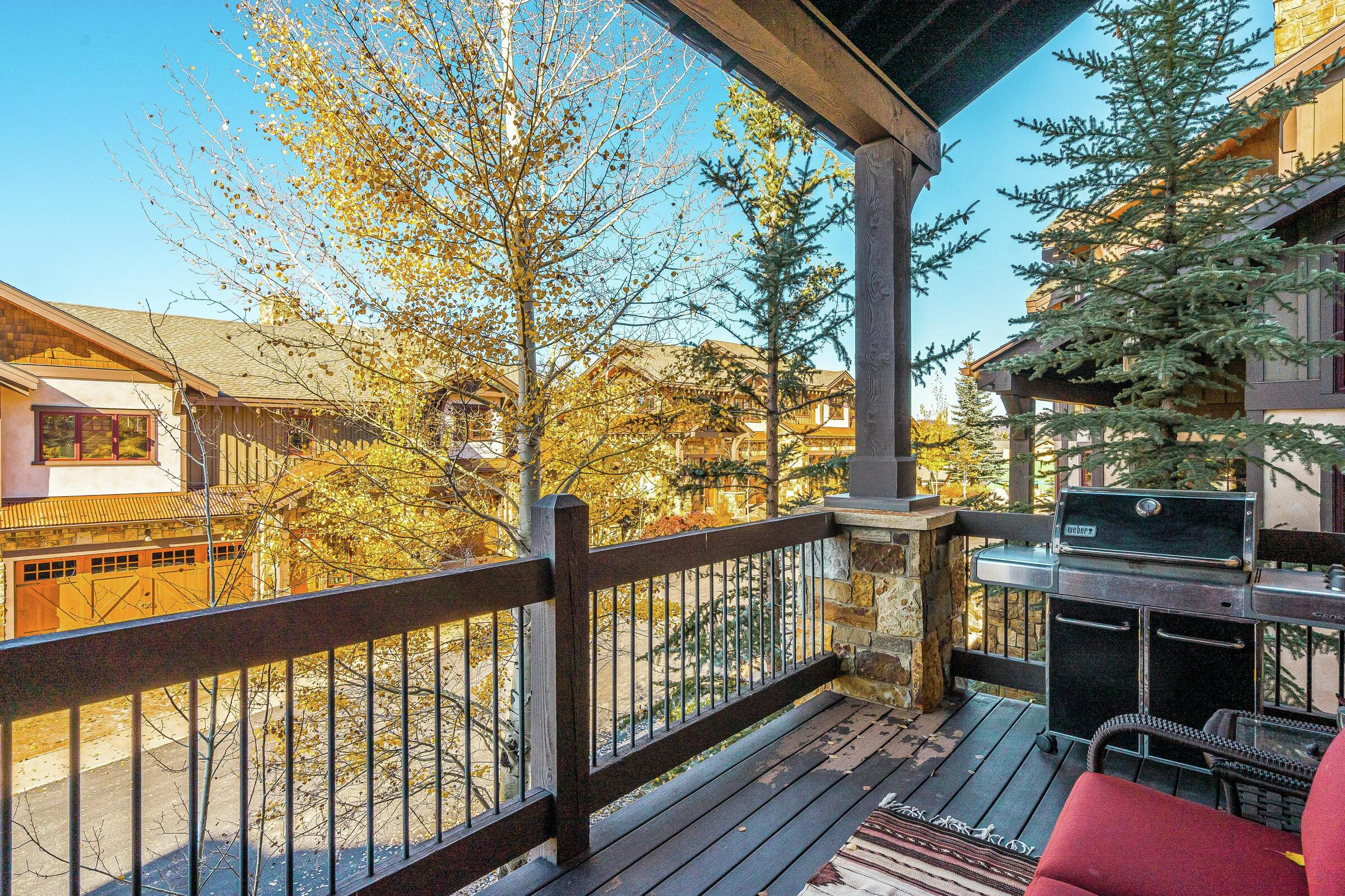 Balcony with BBQ