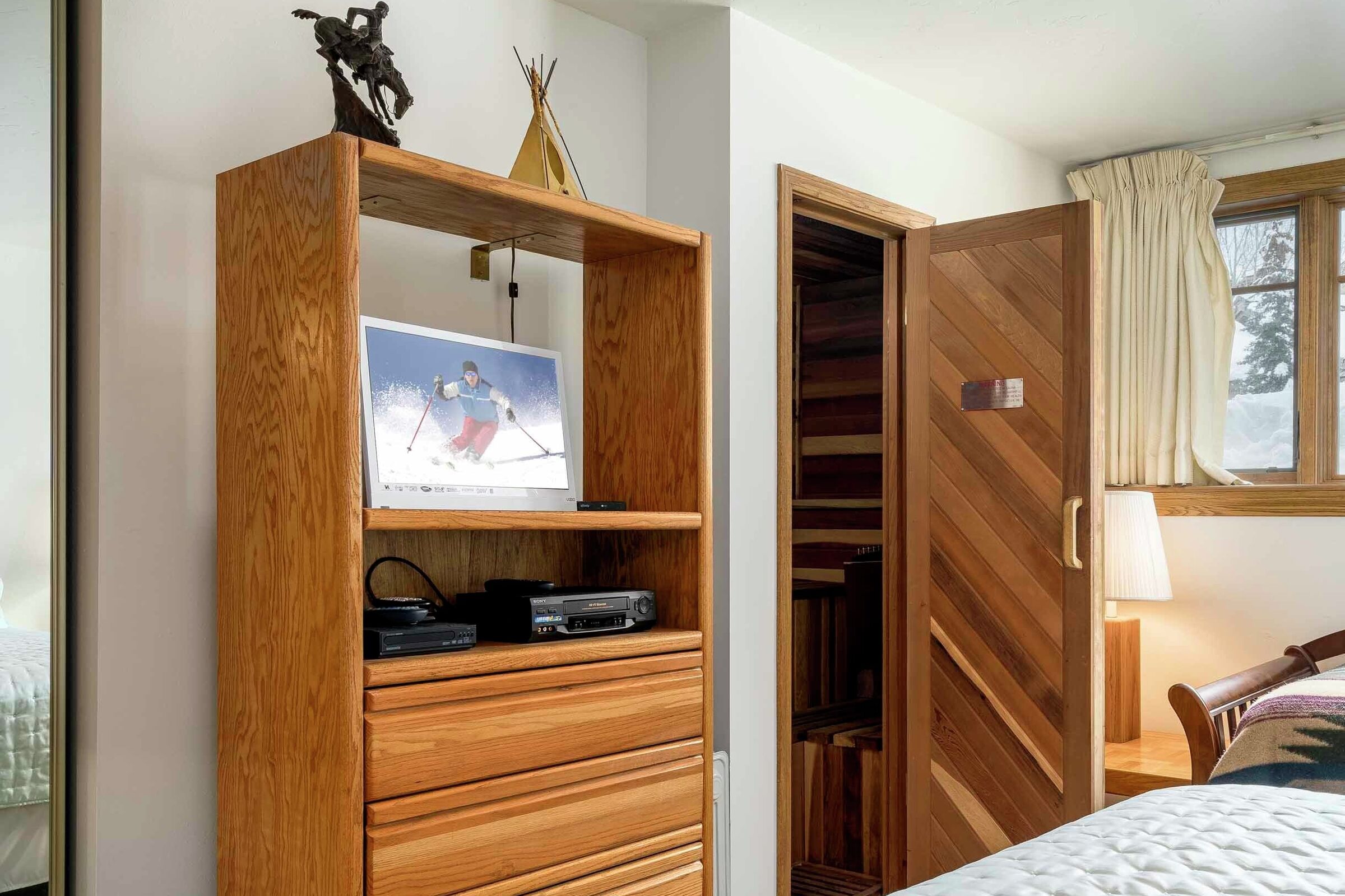 Master Bedroom with Sauna