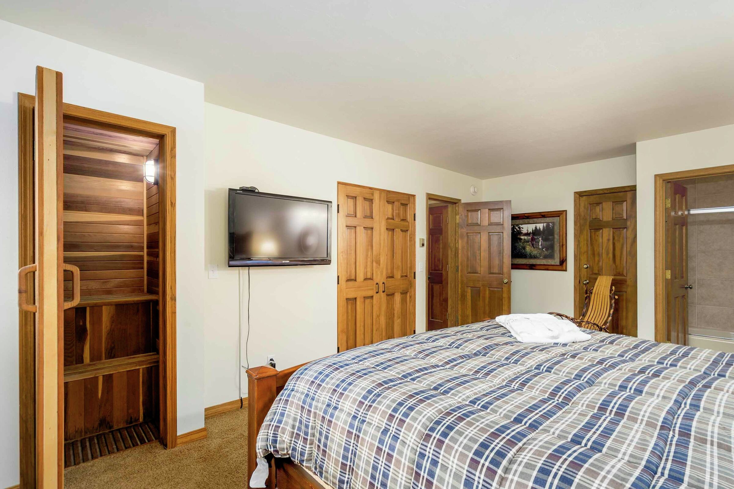 Master Bedroom with Sauna