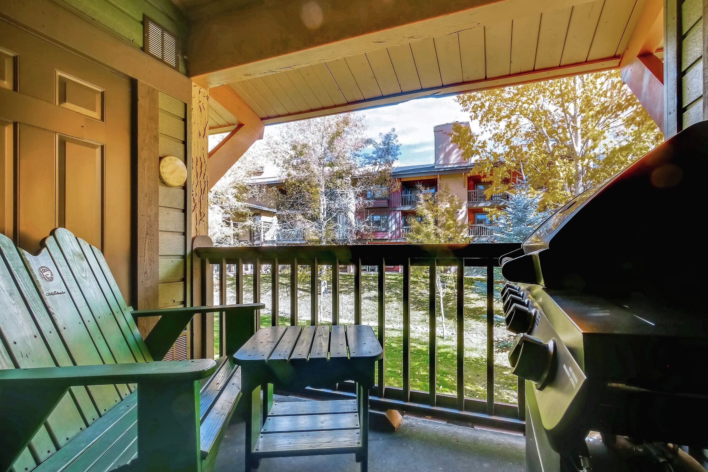 Balcony with BBQ