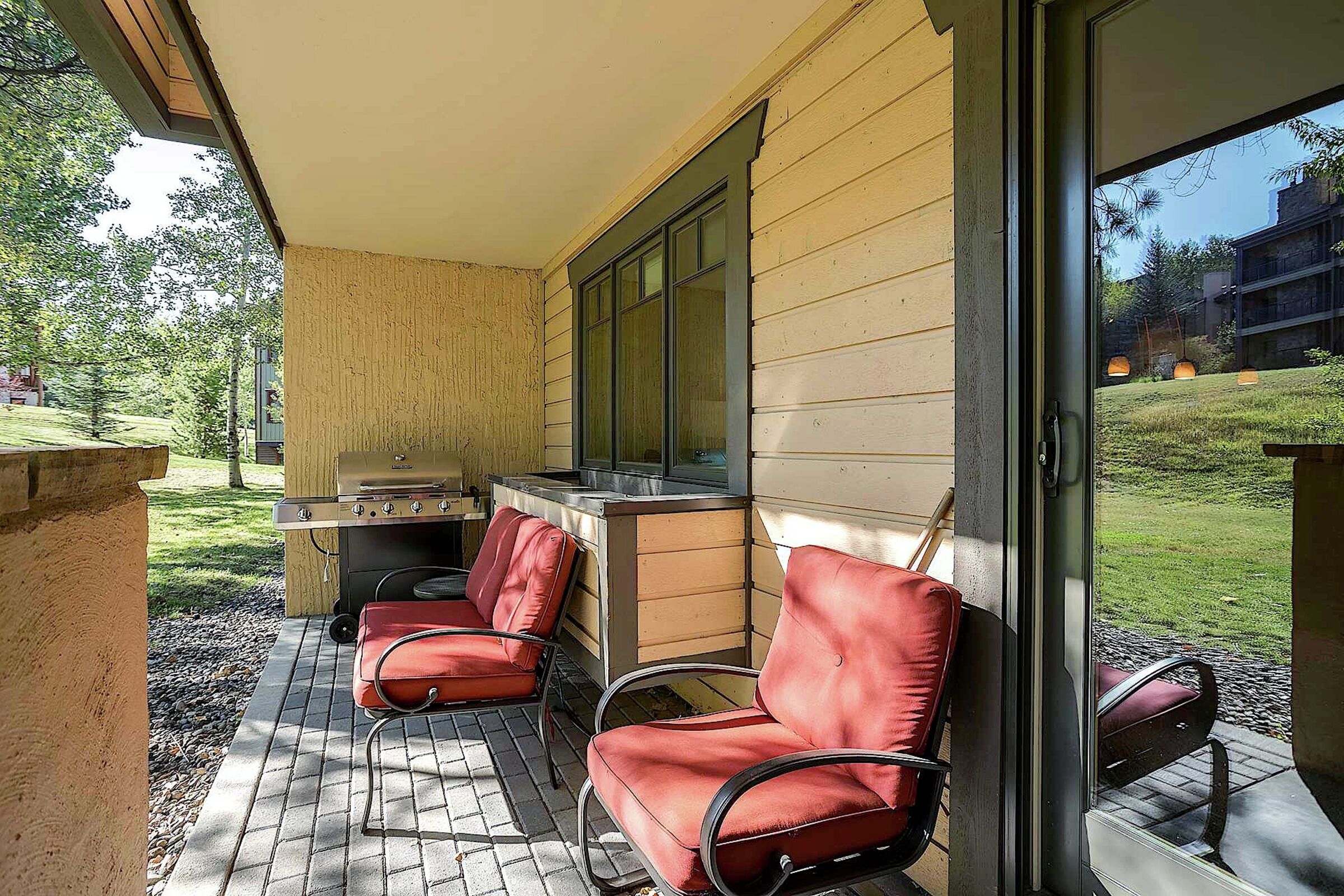 Patio with BBQ