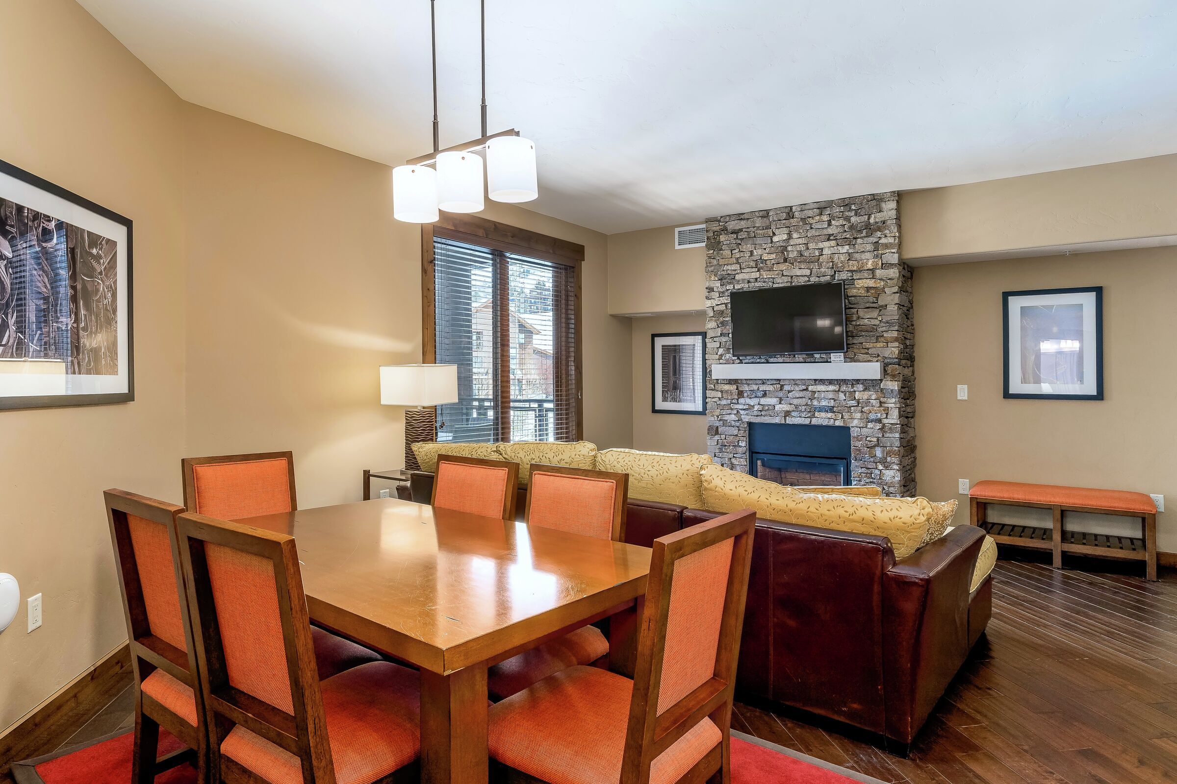 Dining Area & Living Area