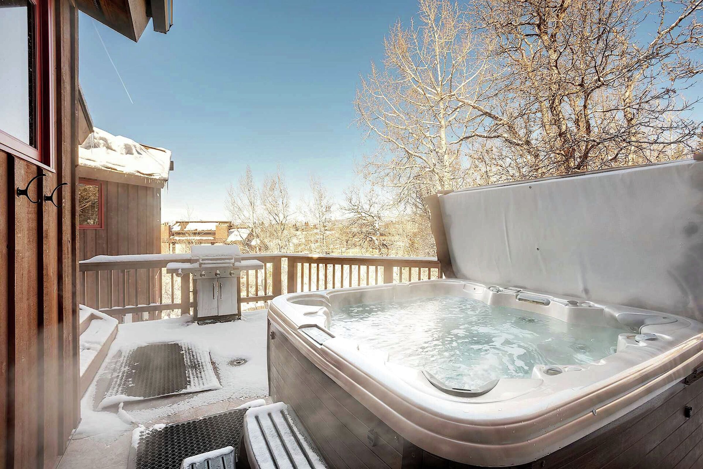 Deck with Hot Tub