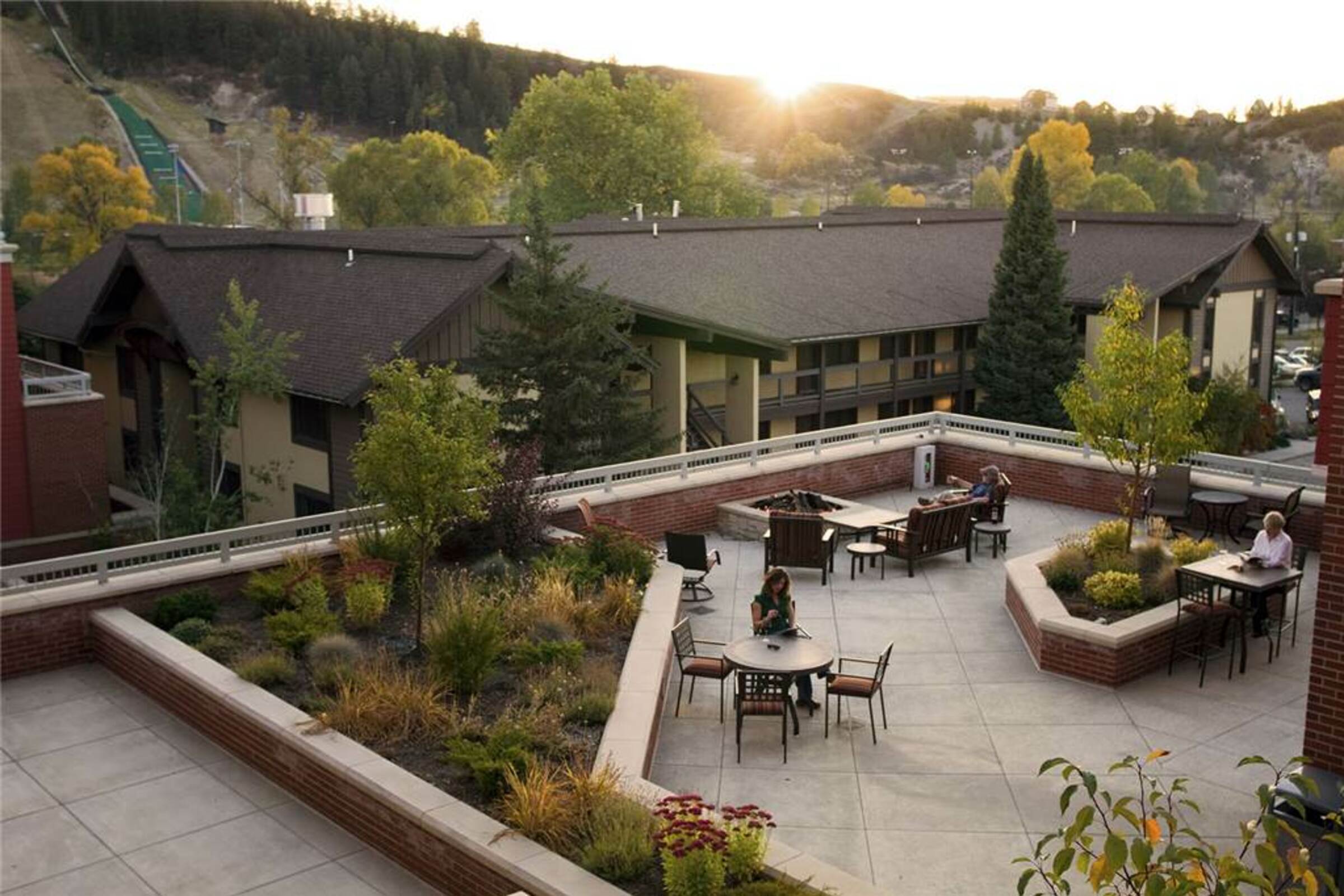 Terrace with Fire Pit