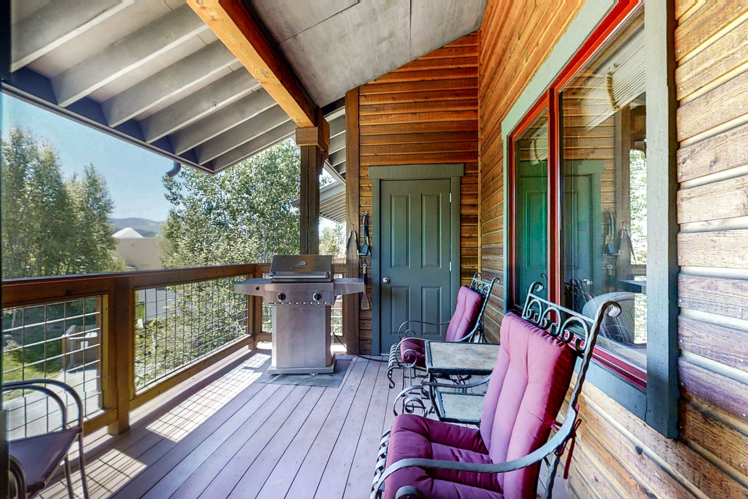 Balcony with BBQ