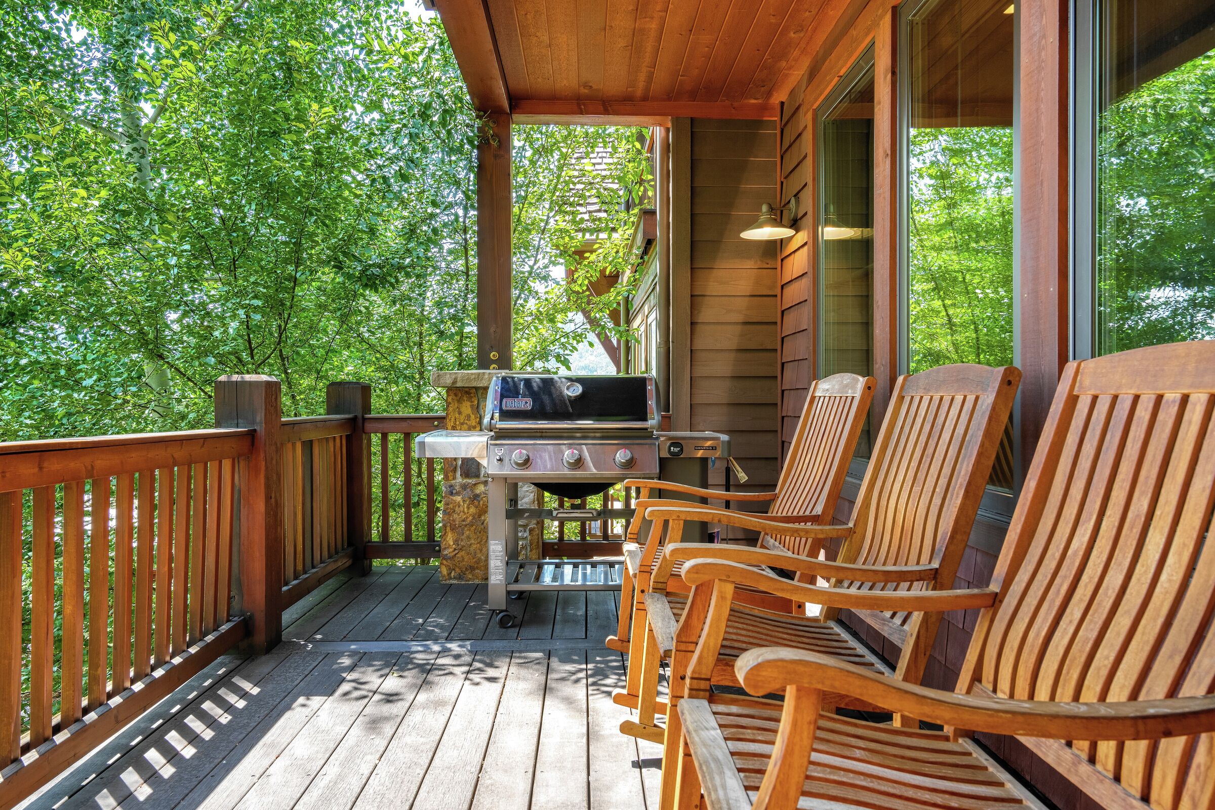 Balcony with BBQ