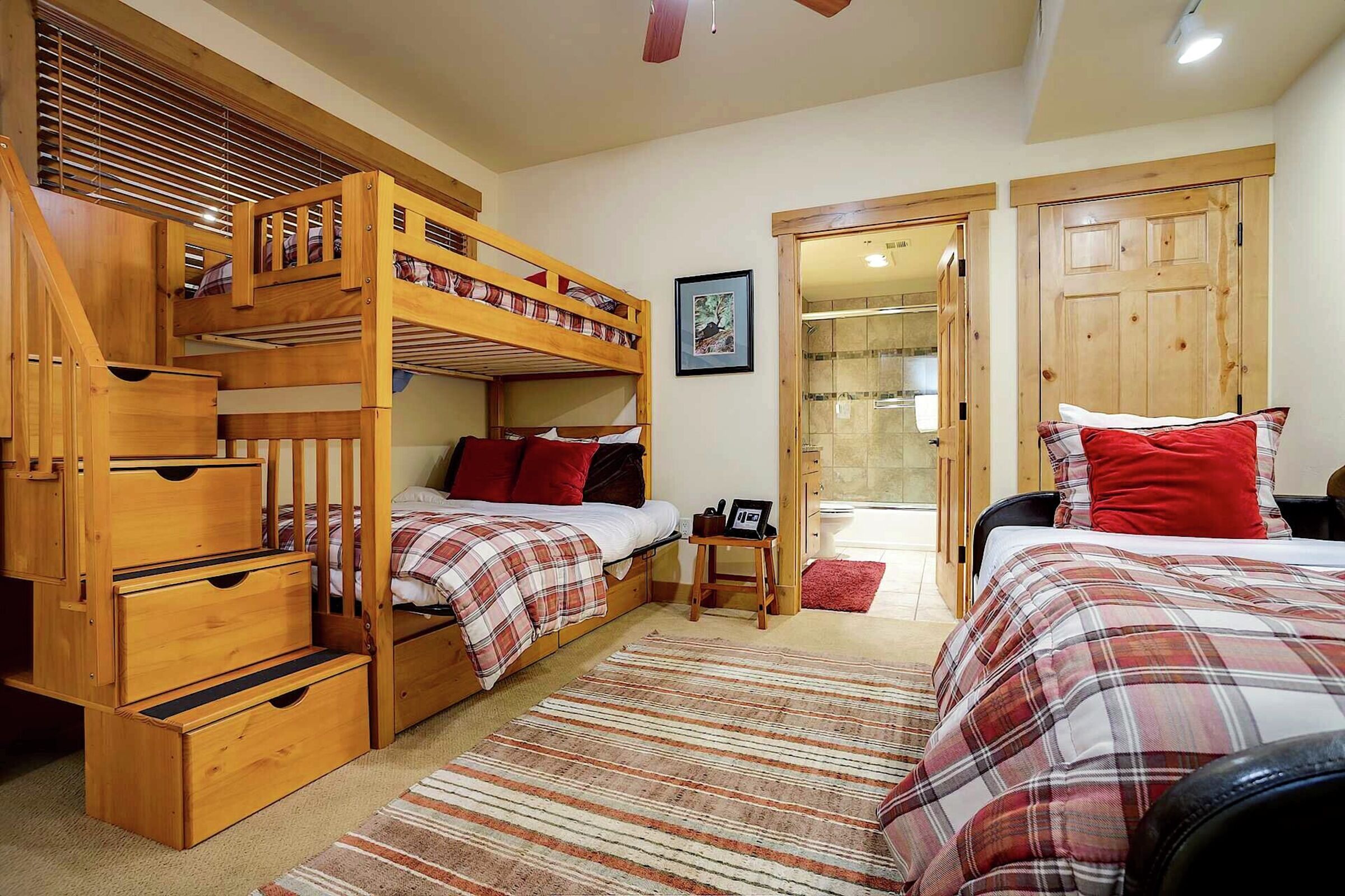 Den with Beds