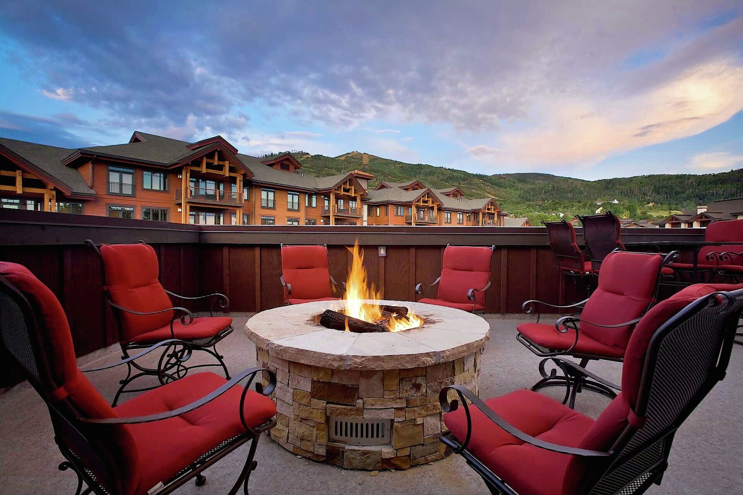 Rooftop Terrace with Firepit