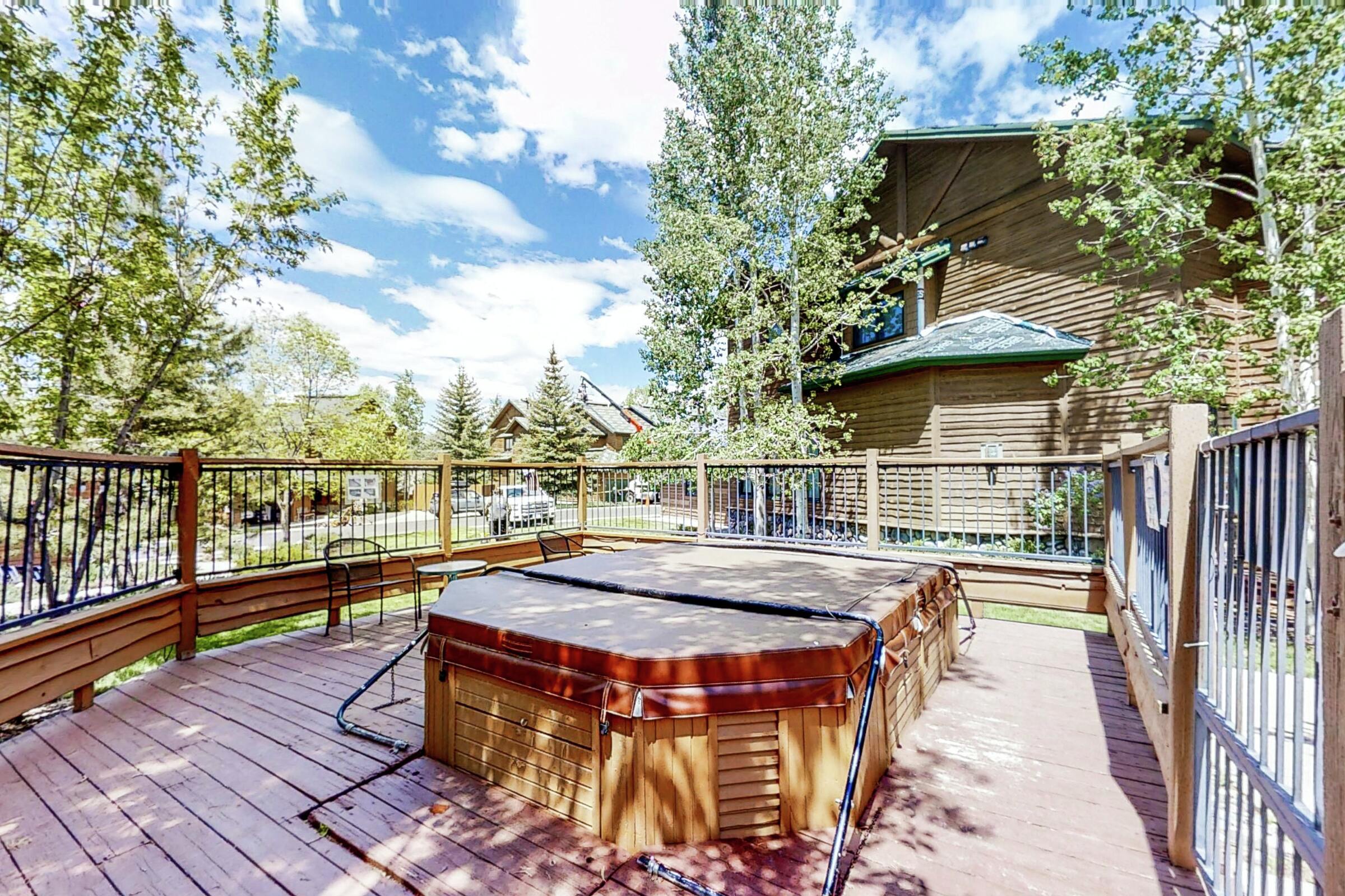 Deck with Hot Tub