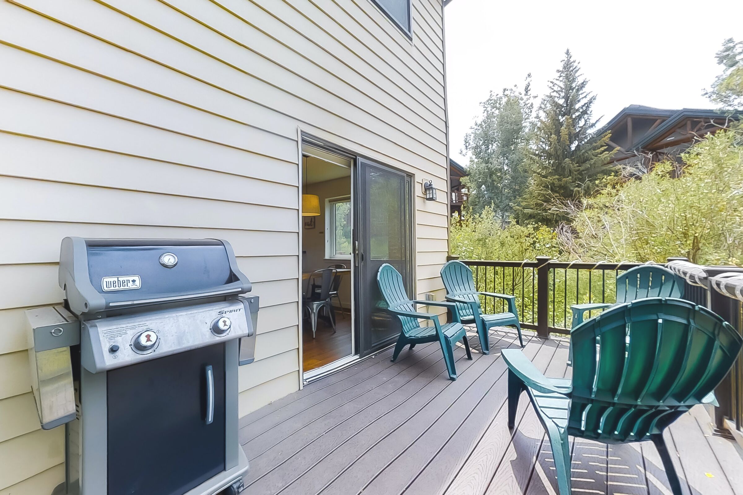 Deck with BBQ