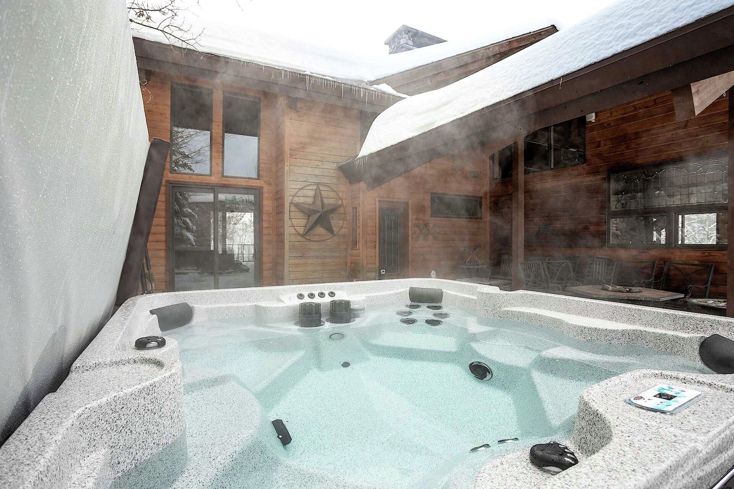 Deck with Hot Tub