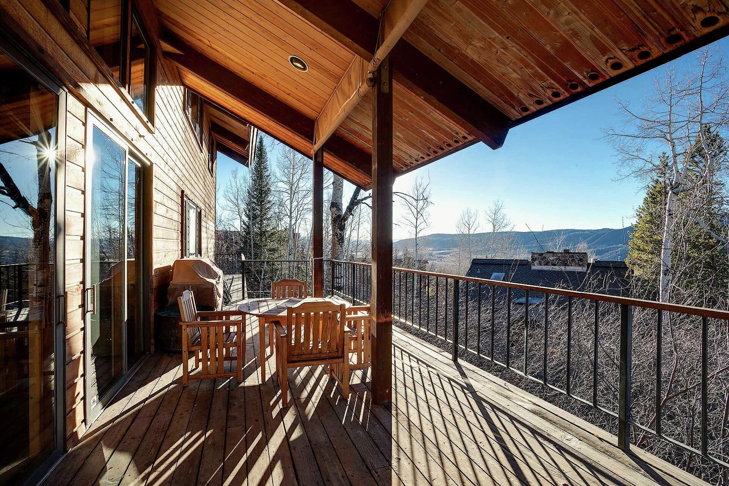 Deck with BBQ