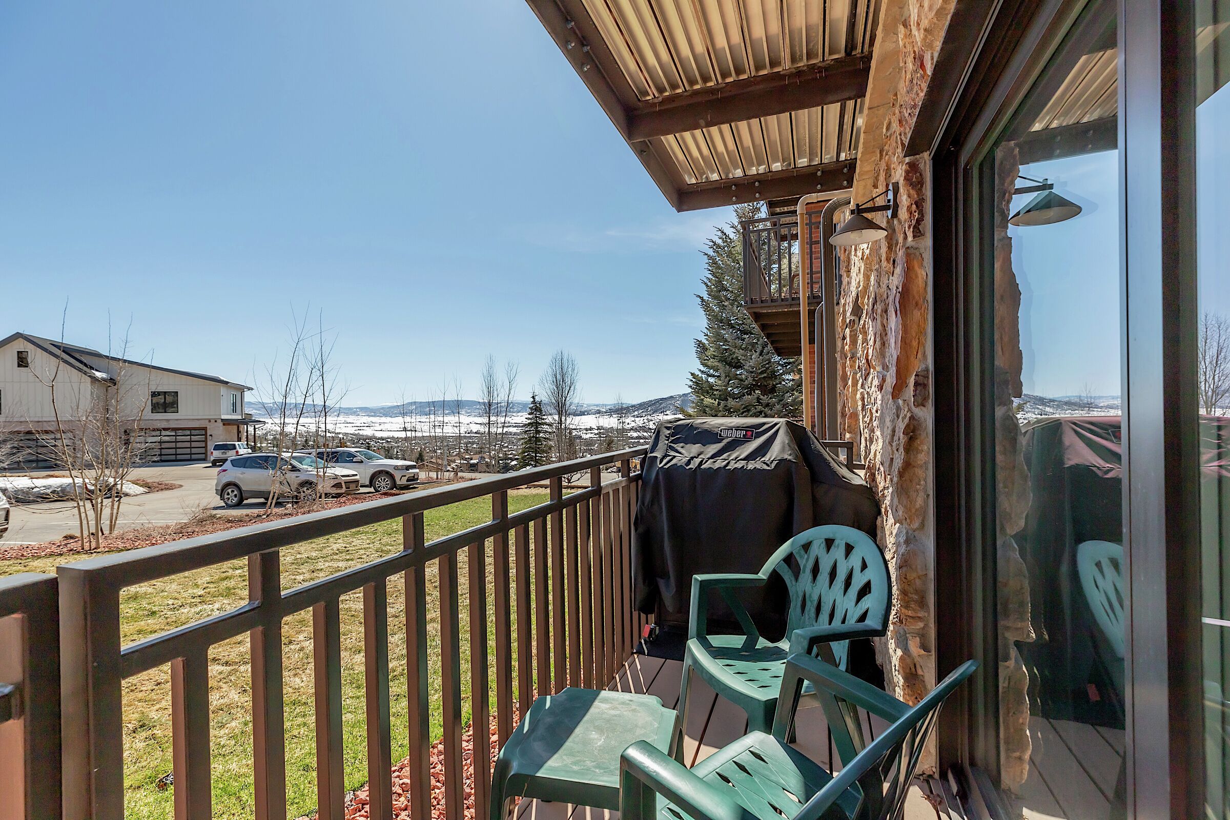 Deck with BBQ