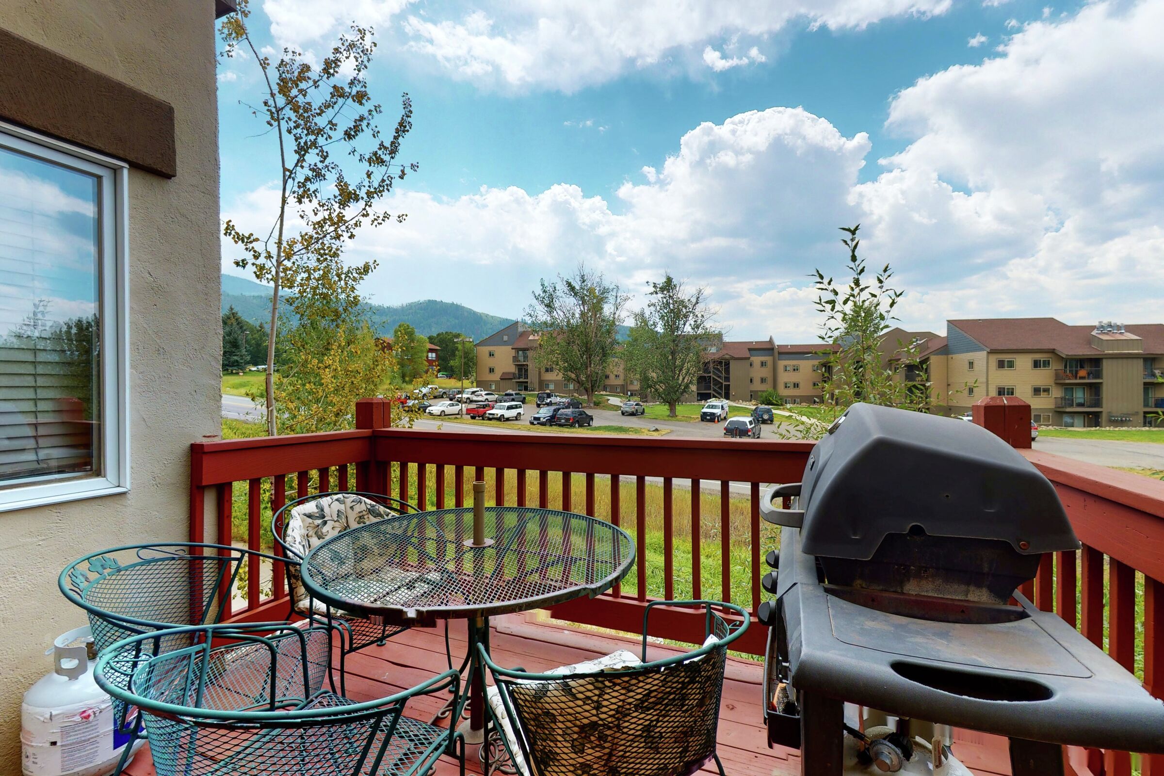 Balcony with BBQ