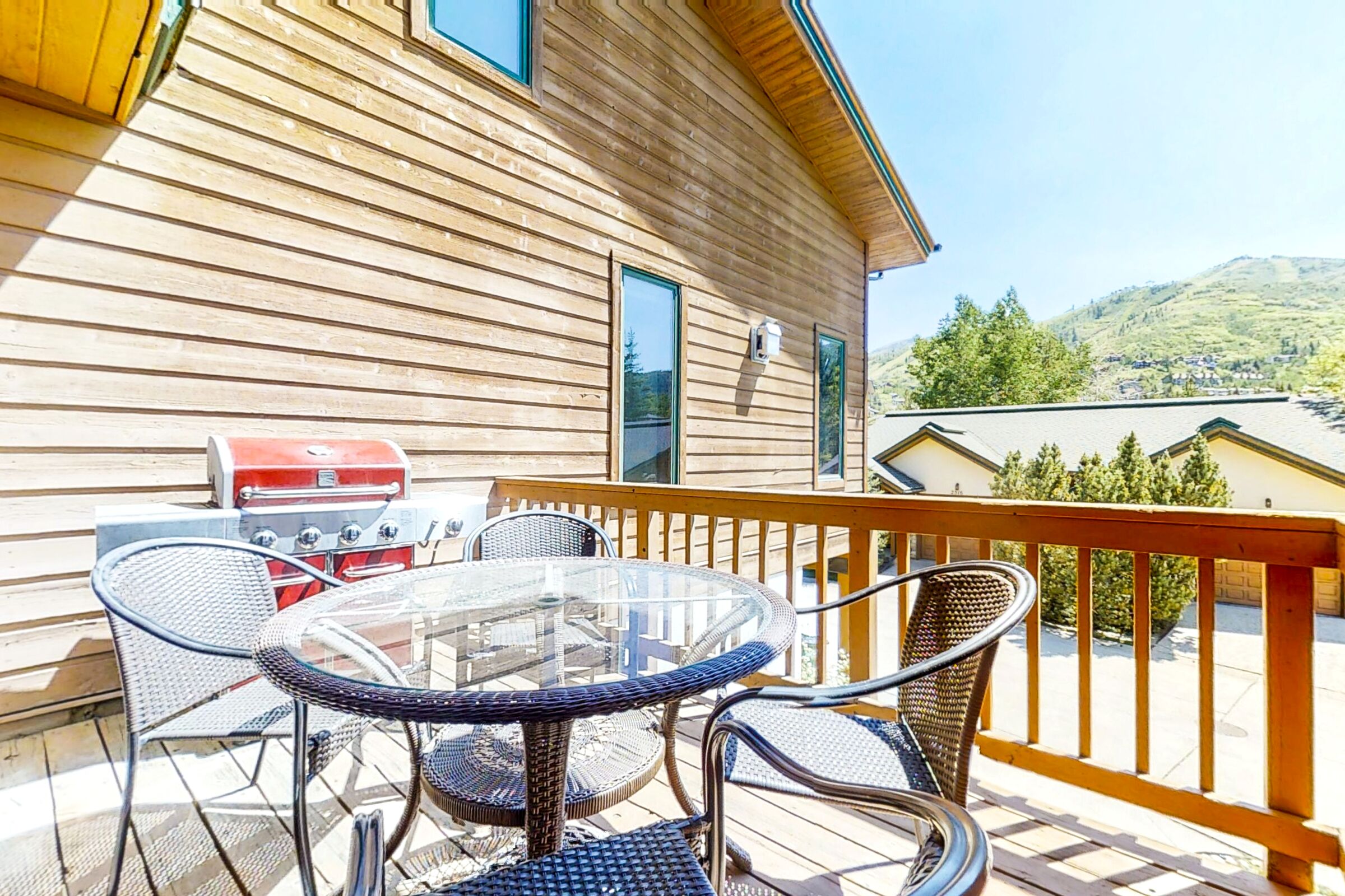 Balcony with BBQ