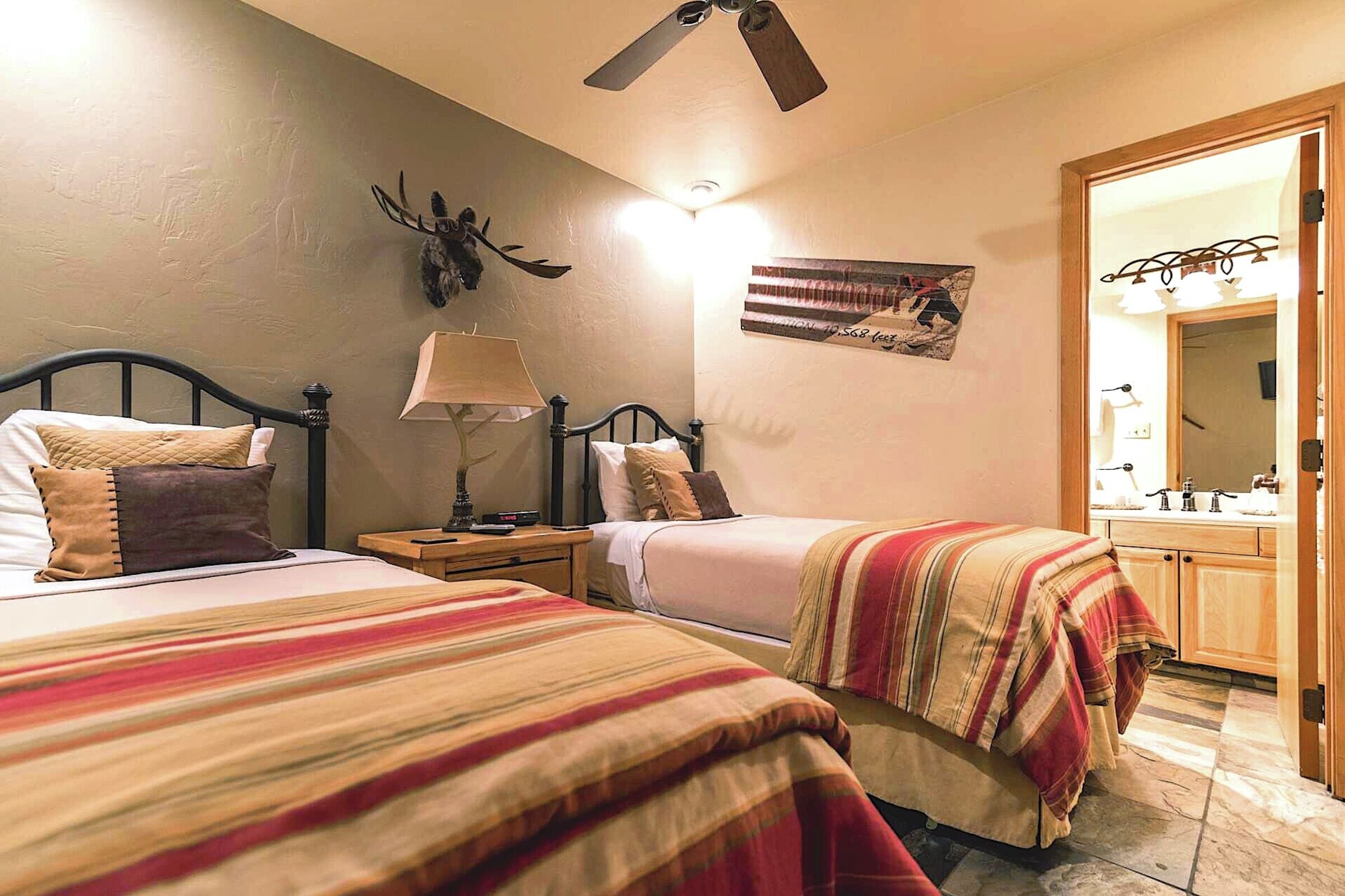 Den with Beds